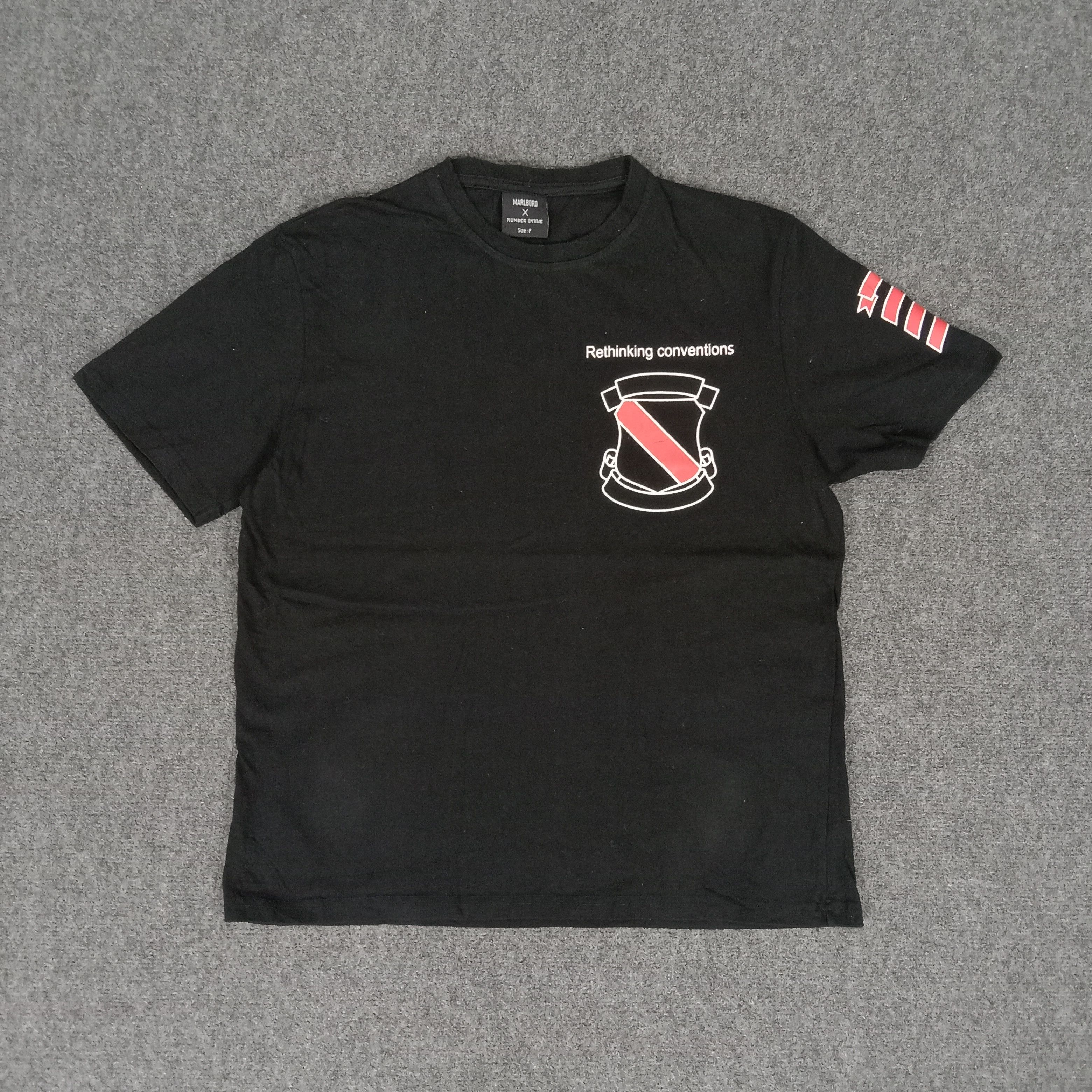 Number (N)ine X Marlboro Japanese Brand Tshirt