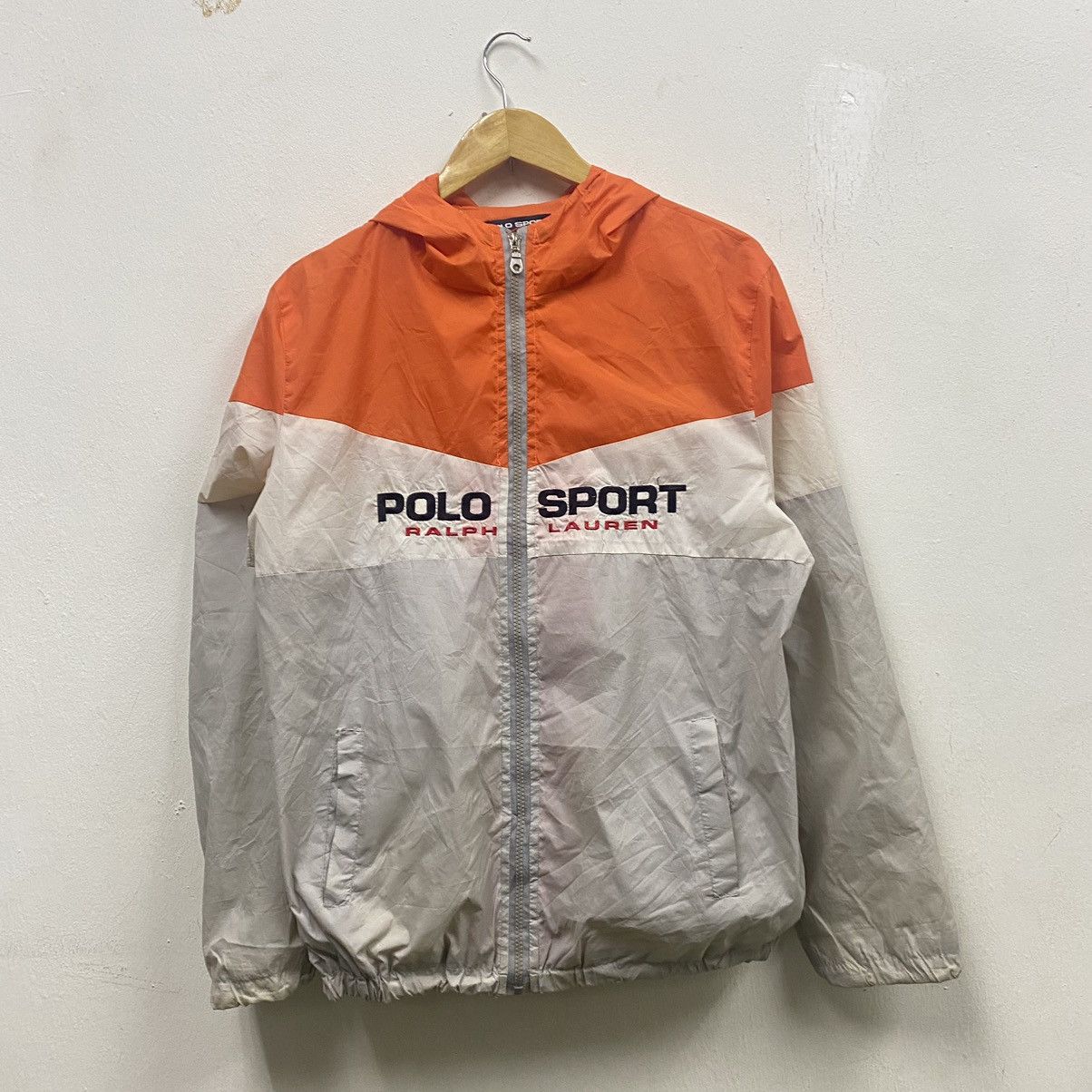 2000s Polo Sport Ralph Lauren Spell Out Colour block Jacket