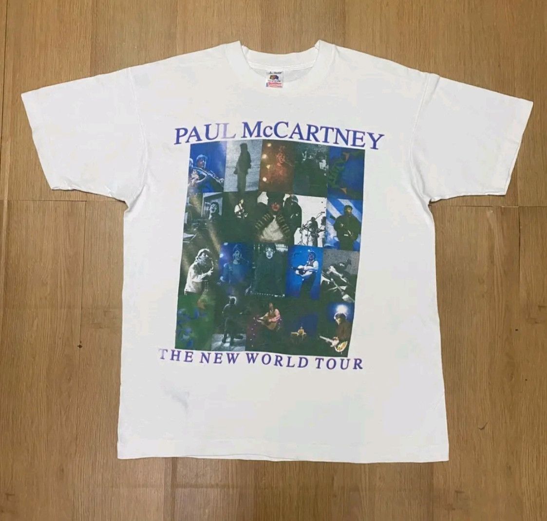Vintage Vintage Paul McCartney The New World Tour 1993 Tshirt Size US L / EU 52-54 / 3 - 1 Thumbnail