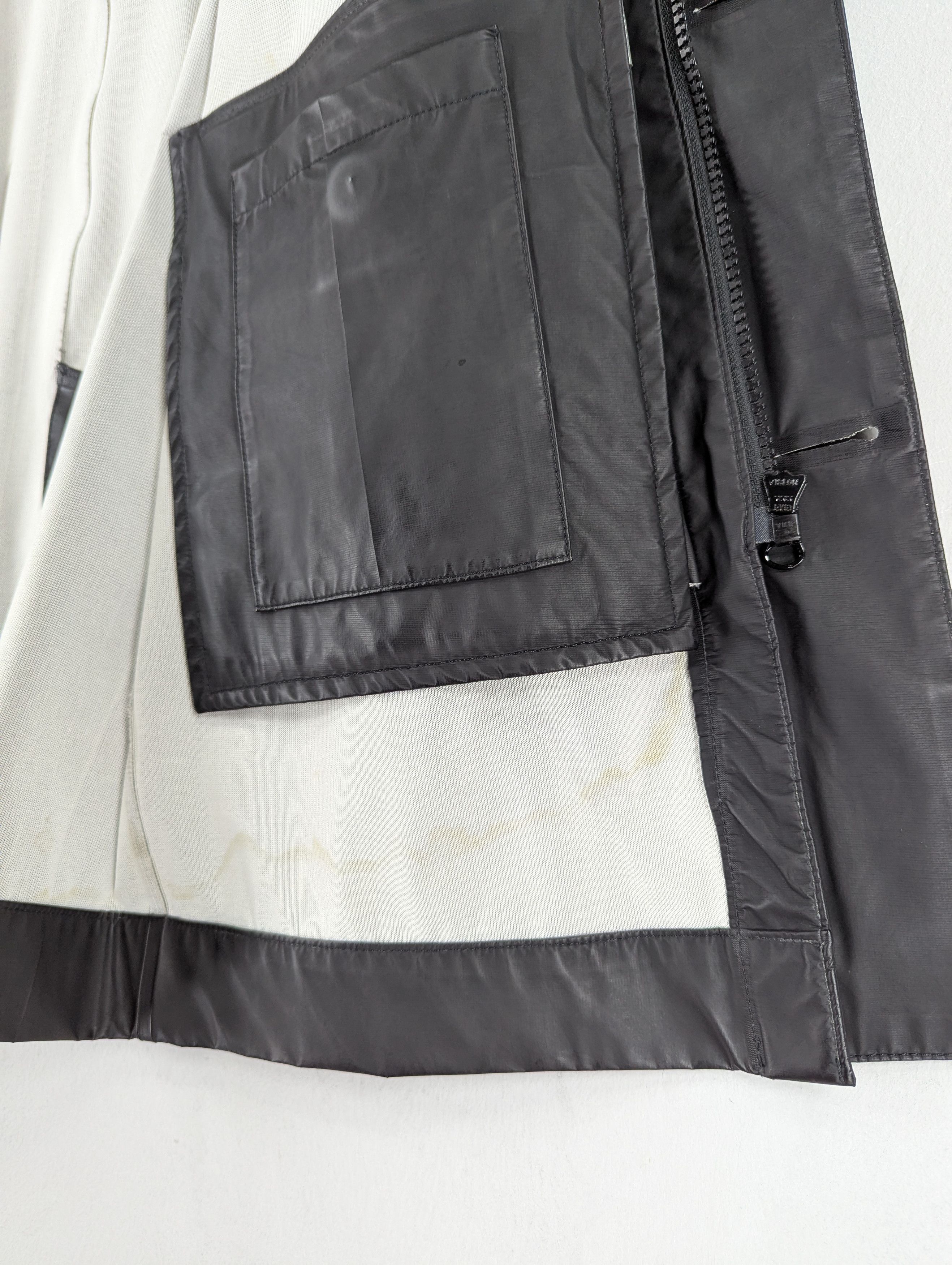 Stutterheim Men's Black Stutterheim Hoodie Long Raincoat Jacket XXS Size US XXS / EU 40 - 14 Thumbnail