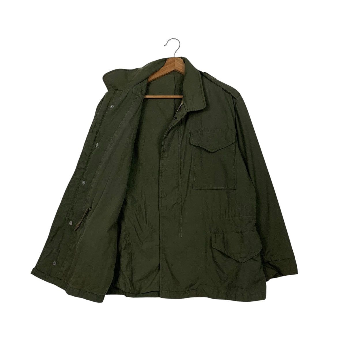 Vintage Vintage Olive Green Army Military Field Jacket #2304-C102 Size US L / EU 52-54 / 3 - 9 Thumbnail