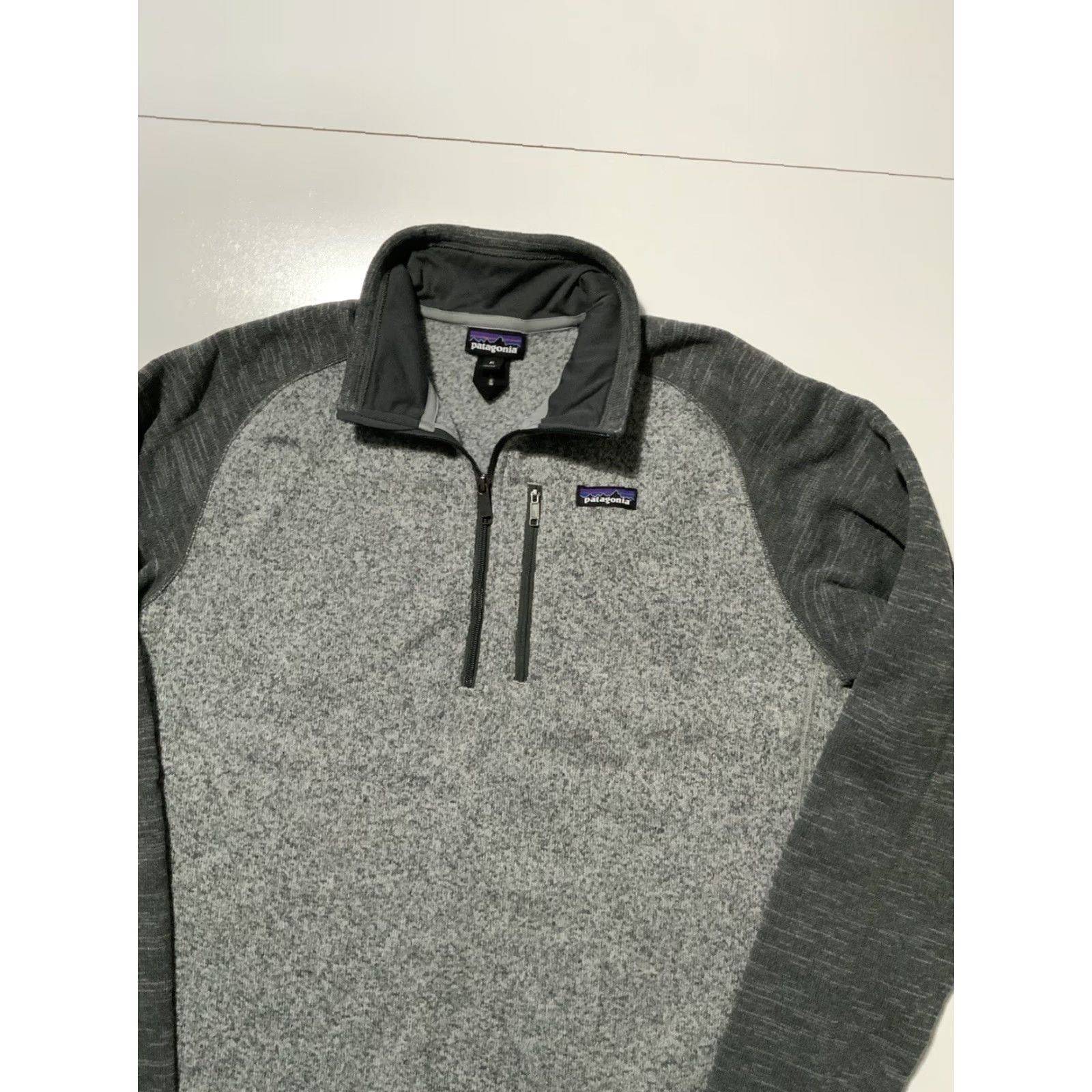 Patagonia Patagonia Recycled Knit Better Sweater Fleece 1/4 Zip Pullover Jacket XL Men's Gray Size US XL / EU 56 / 4 - 3 Thumbnail