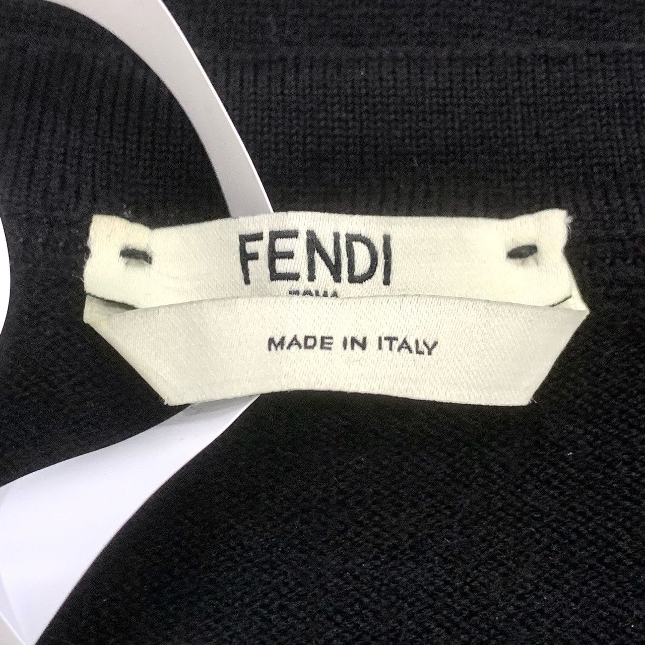 Fendi Fendi Black Monster Eyes Wool Crew Neck Knit Sweater K26WX Size XS / US 0-2 / IT 36-38 - 5 Thumbnail