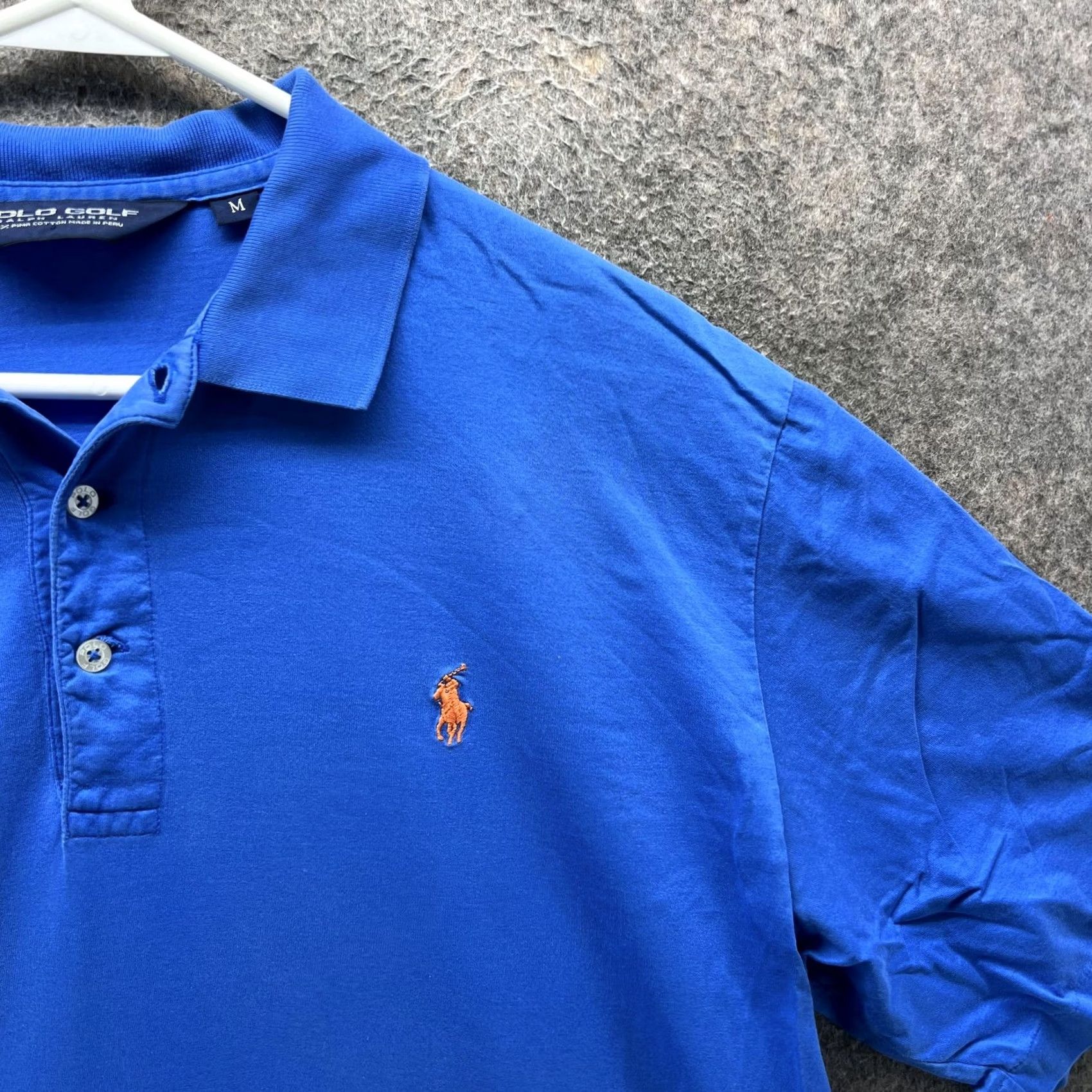 Polo Ralph Lauren Polo Ralph Lauren Polo Shirt Mens Medium Blue Pima Cotton Pony Logo Golf Casual Size US M / EU 48-50 / 2 - 3 Thumbnail