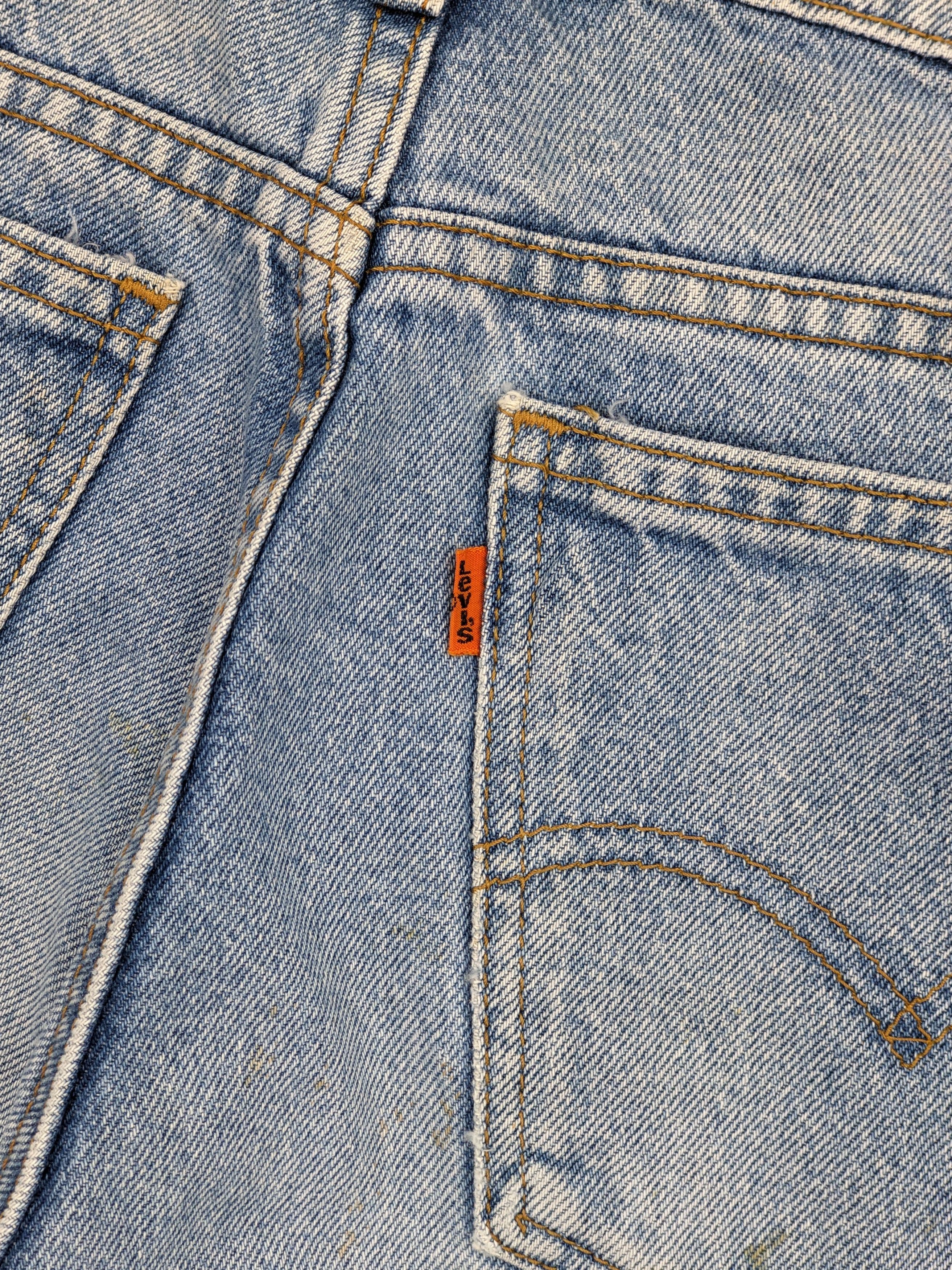 Levi's × Vintage Vintage 80s Levis 310 Orange Tabs Jeans DJ0025Z Size US 35 - 5 Thumbnail