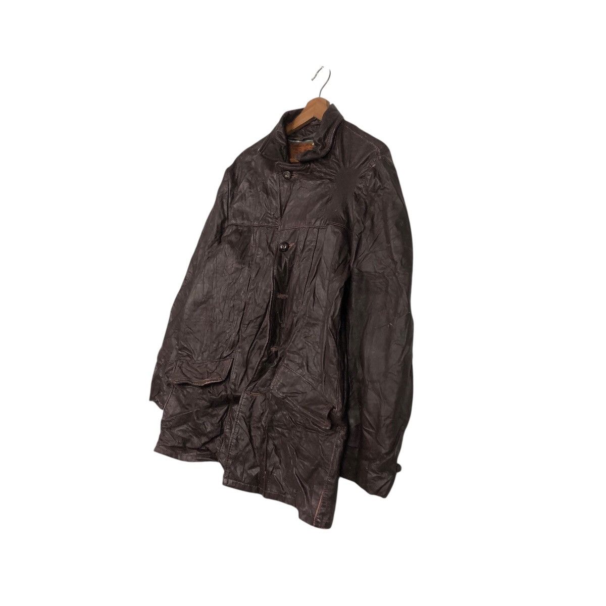 Japanese Brand 📌Vintage Bomber Leather Jacket Blanket Issey Miyake Size US M / EU 48-50 / 2 - 3 Thumbnail