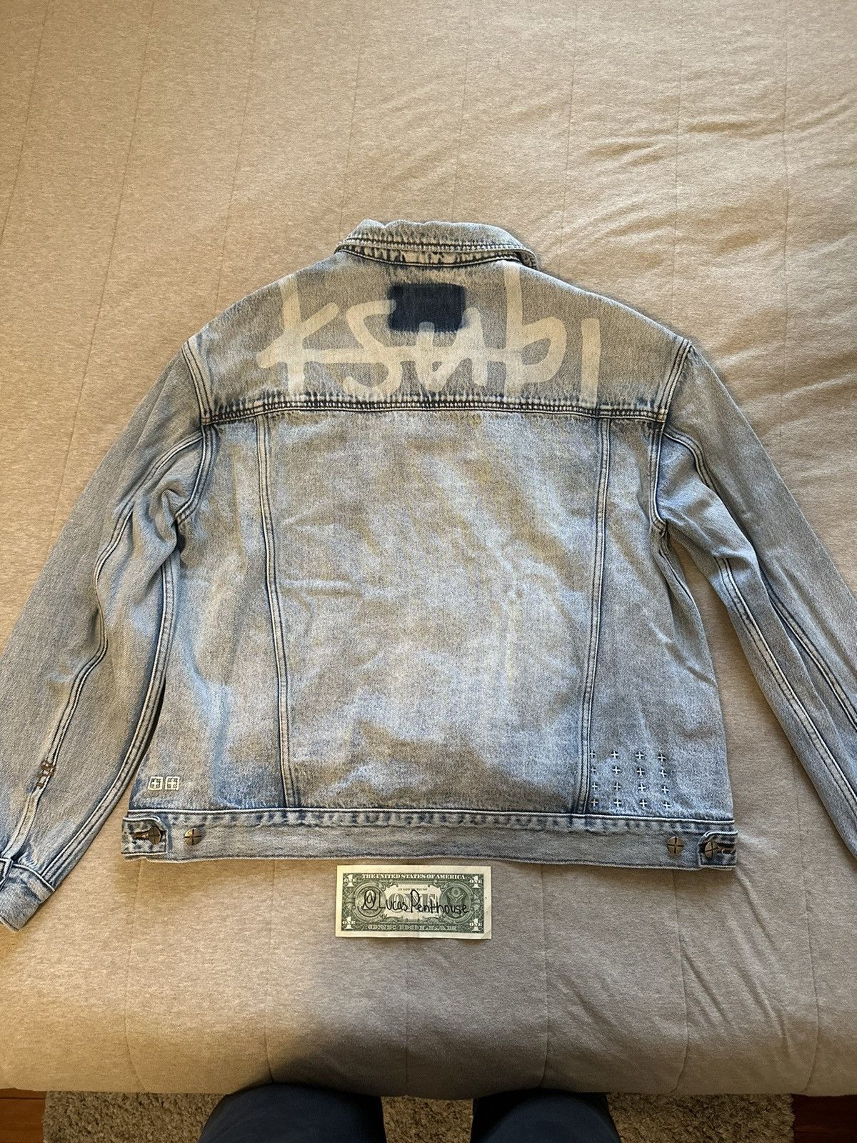 Ksubi Ksubi Acid Washed Denim Jacket Size US XL / EU 56 / 4 - 6 Thumbnail