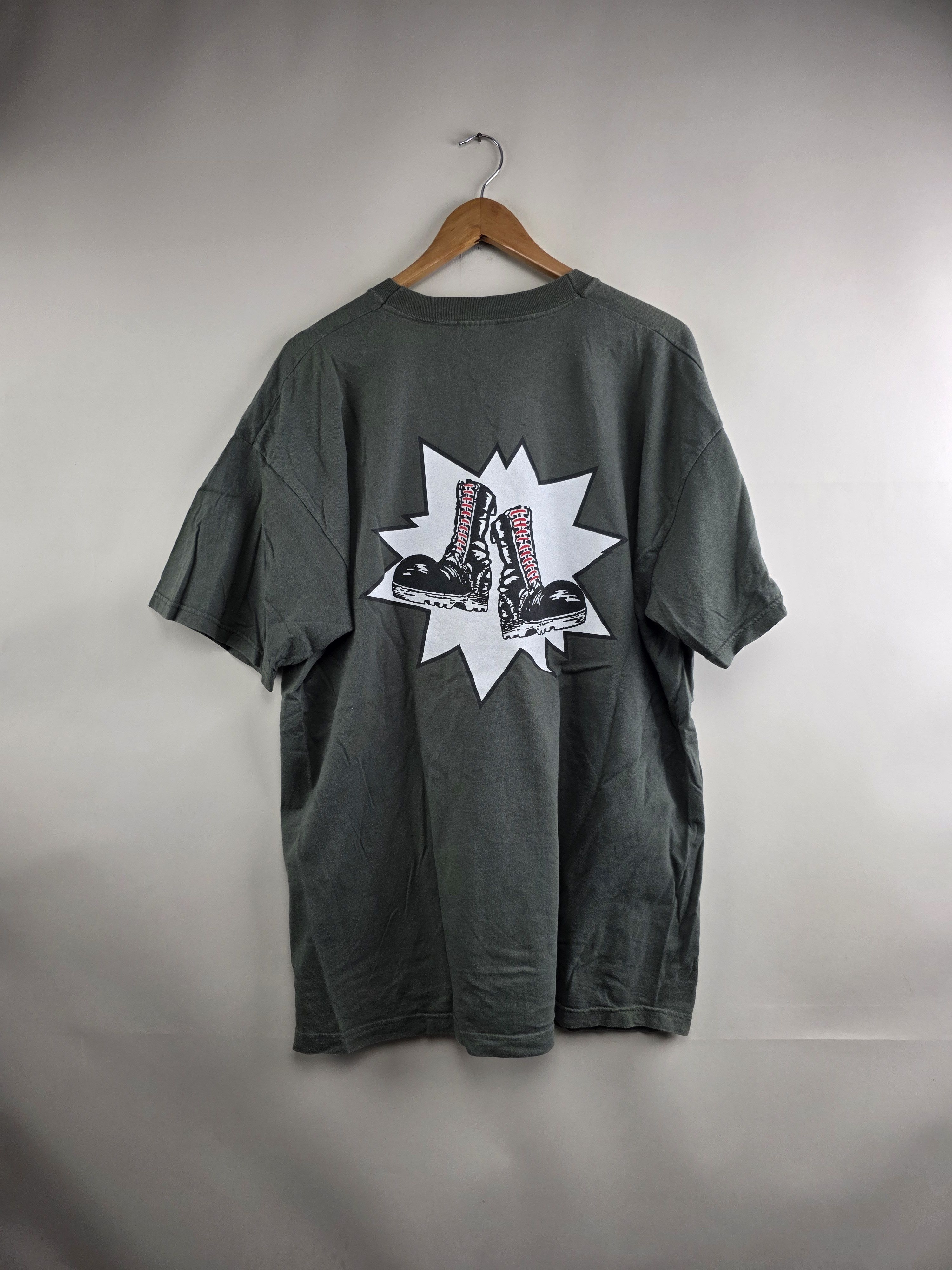 Band Tees 90s Agnostic Front Vintage Hardcore punk T shirt Size US XL / EU 56 / 4 - 1 Thumbnail