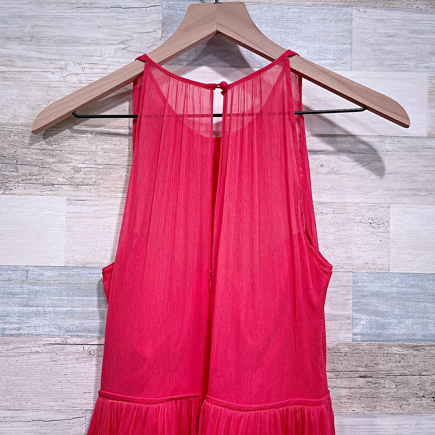 J.Crew J CREW Silk Chiffon Megan Dress Pink Womens 6 Size M / US 6-8 / IT 42-44 - 5 Thumbnail