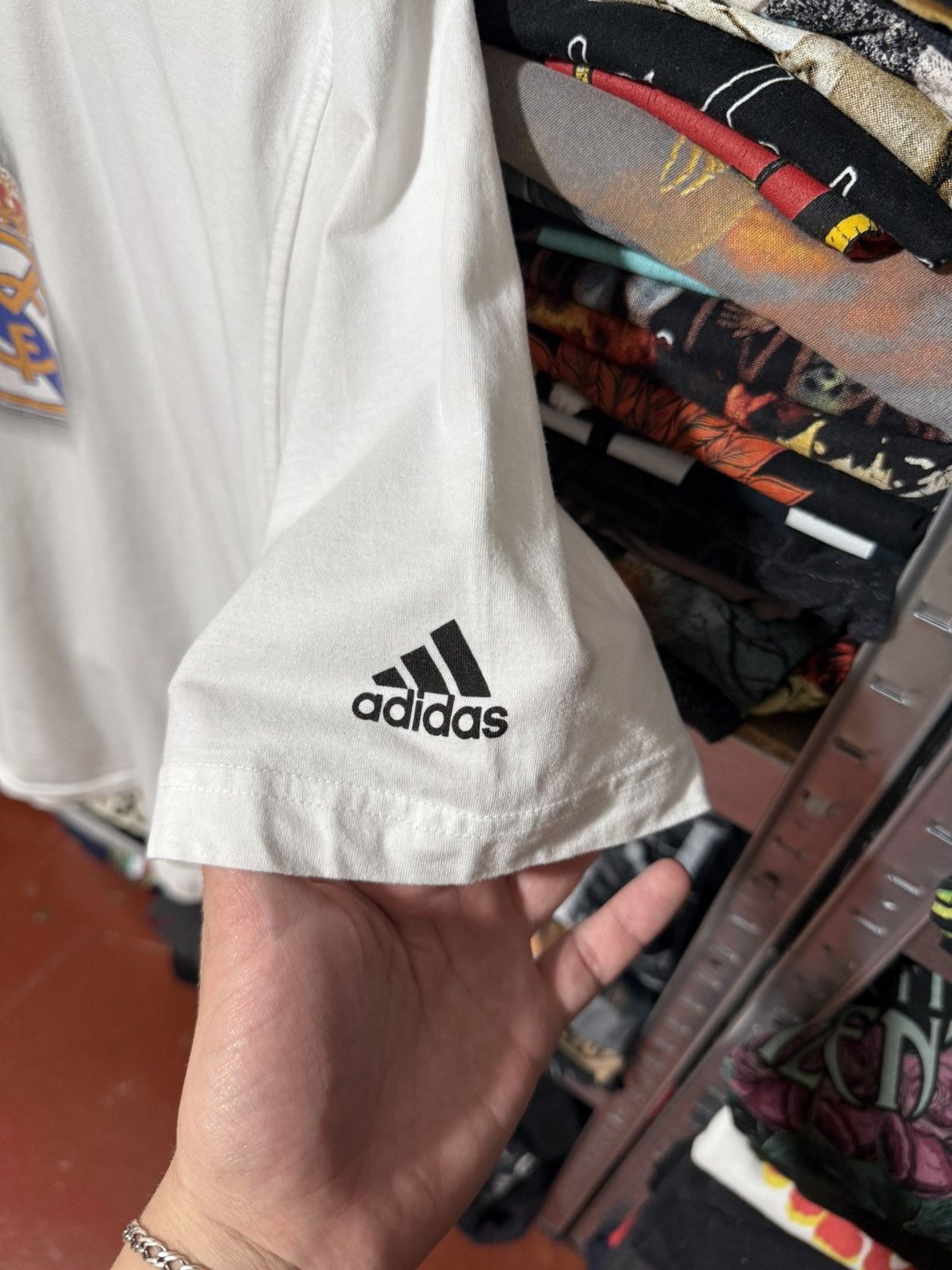 Adidas × Vintage Rare Vintage 2000s Adidas Real Madrid Raul #7 Soccer T-Shirt Size US XL / EU 56 / 4 - 6 Thumbnail