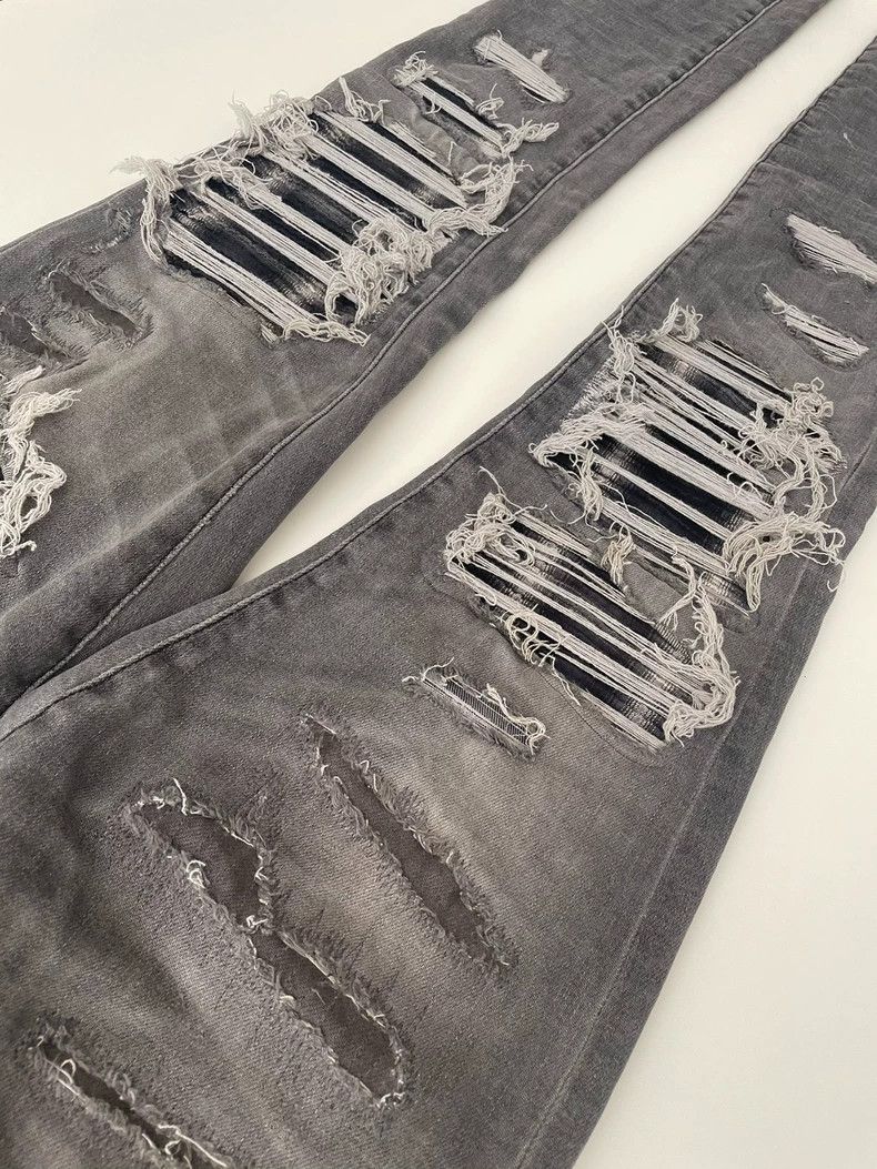Amiri Amiri 16ss PPX1 Patchwork OG First Year Jeans 2502-Nextarro Size US 28 / EU 44 - 2 Thumbnail