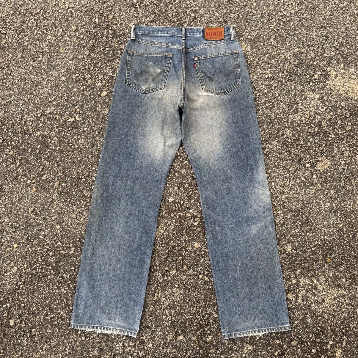 Edwin VINTAGE EDWIN 503Z DENIM DIRTY JEAN PANTS W31 Size US 31 - 12 Thumbnail