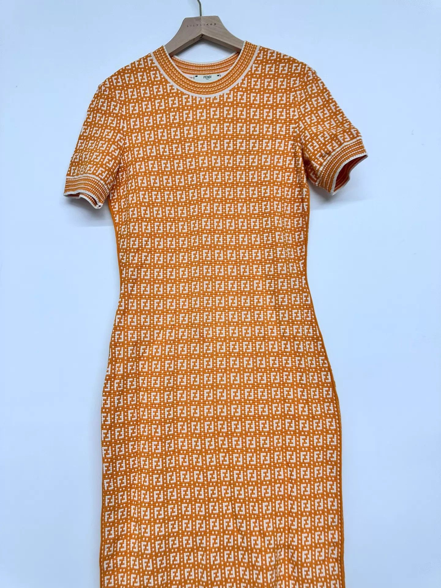 Fendi Fendi allover print women's dress 40 Size S / US 4 / IT 40 - 9 Thumbnail