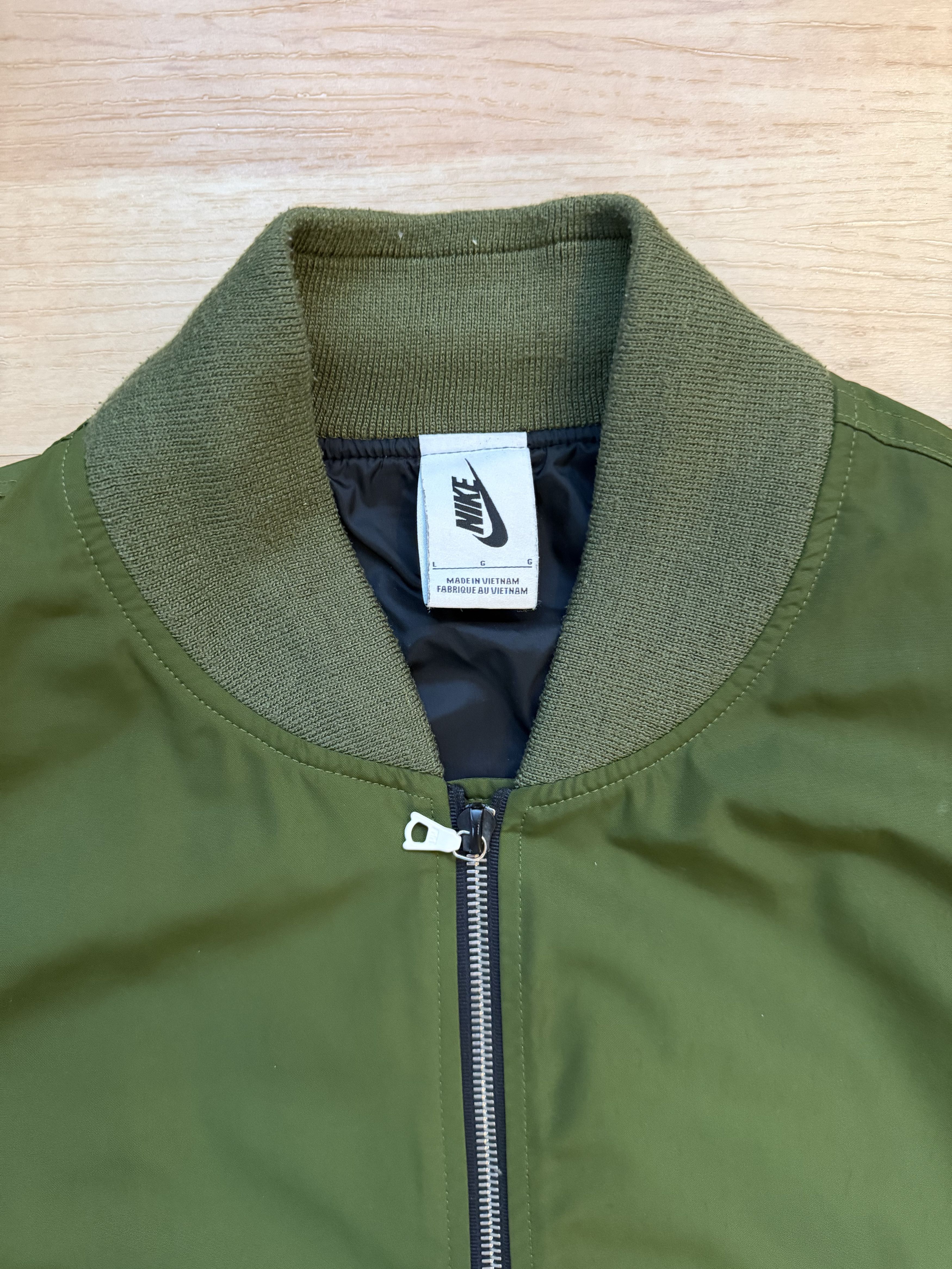 Nike Green NikeLab Bomber Size US L / EU 52-54 / 3 - 2 Thumbnail