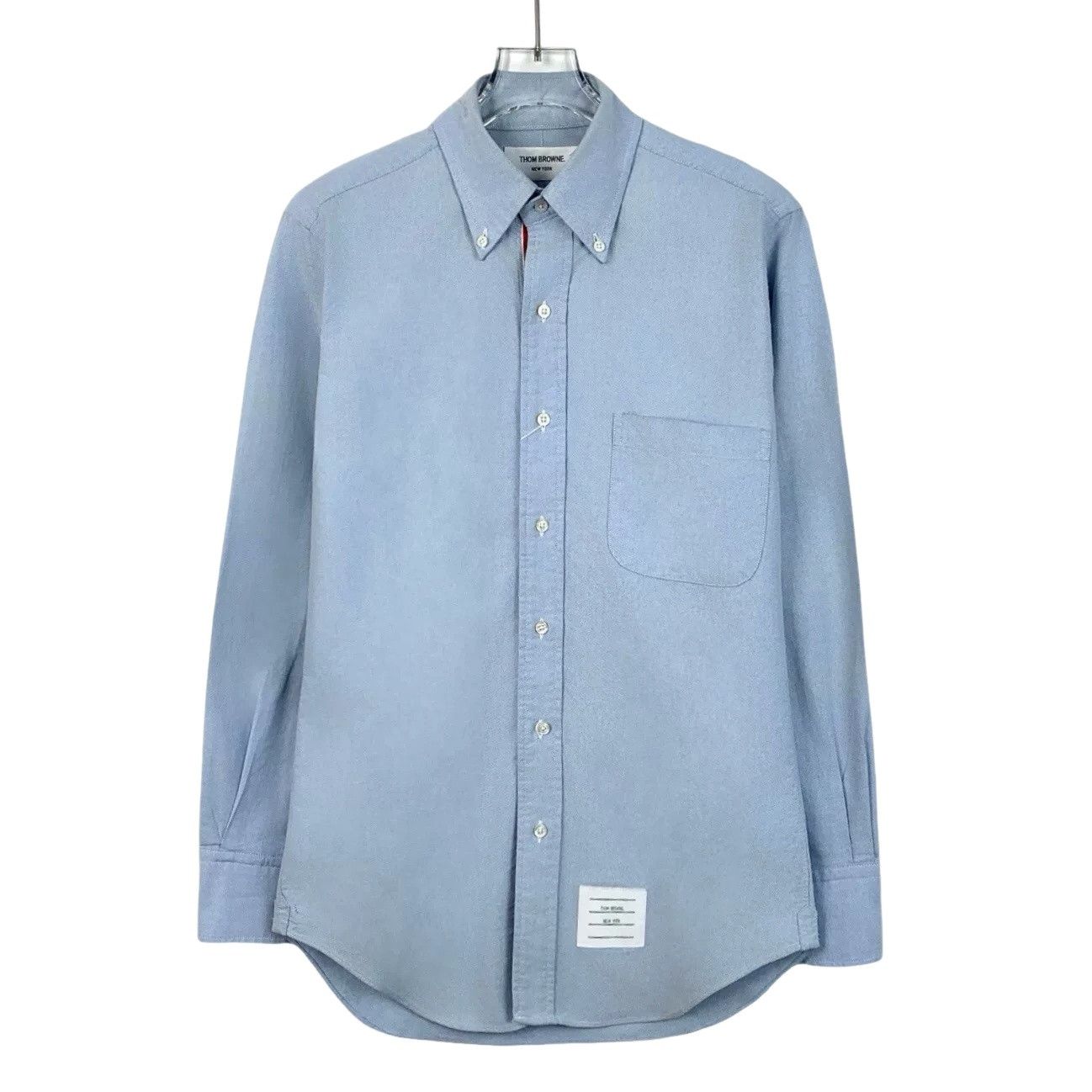 Thom Browne Thom Browne Blue Oxford Button Down Shirt Size 0 Size US XS / EU 42 / 0 - 1 Thumbnail