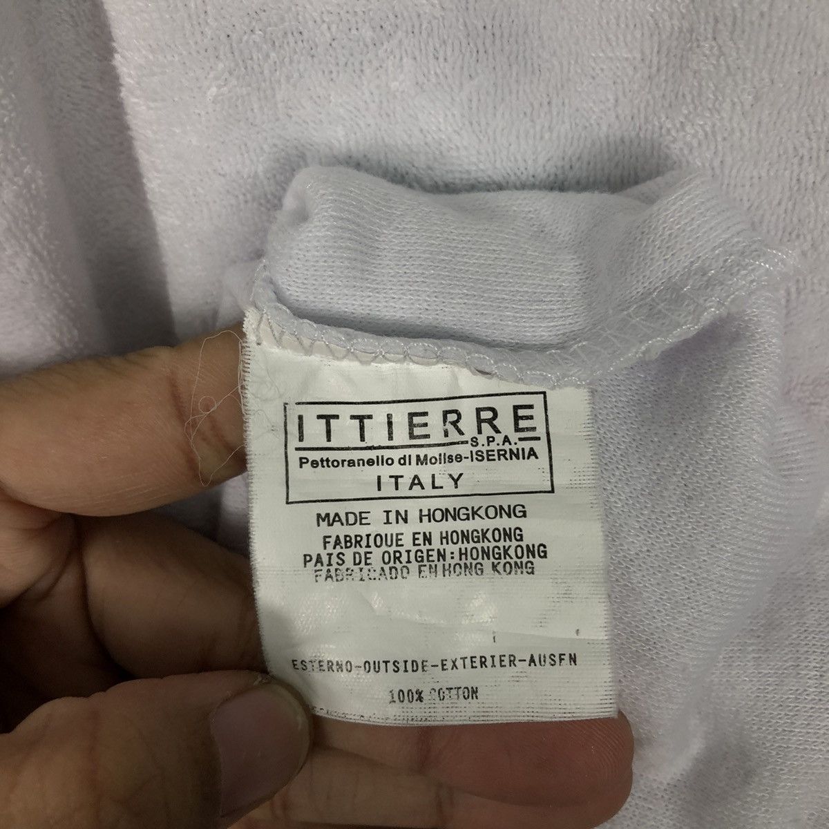Vintage 📌Short Sleeve Big Logo Design Made in Italy Size US M / EU 48-50 / 2 - 14 Thumbnail