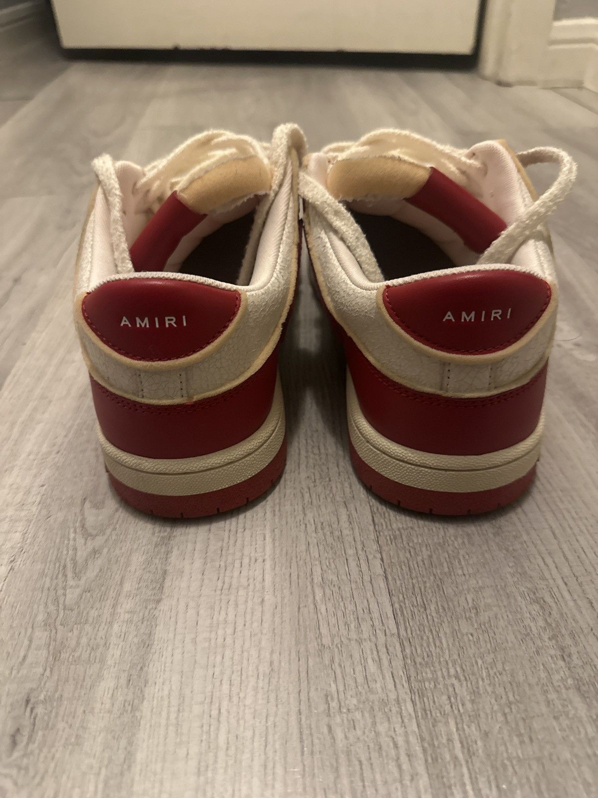 Amiri Amiri collegiate skel panelled Size US 12 / EU 45 - 4 Thumbnail