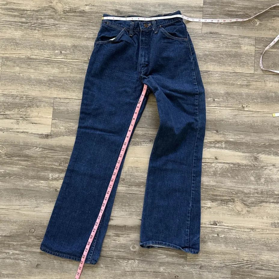 Wrangler Vintage 70s Wrangler Flared Bellbottom Denim Jeans Size US 26 / EU 42 - 8 Thumbnail