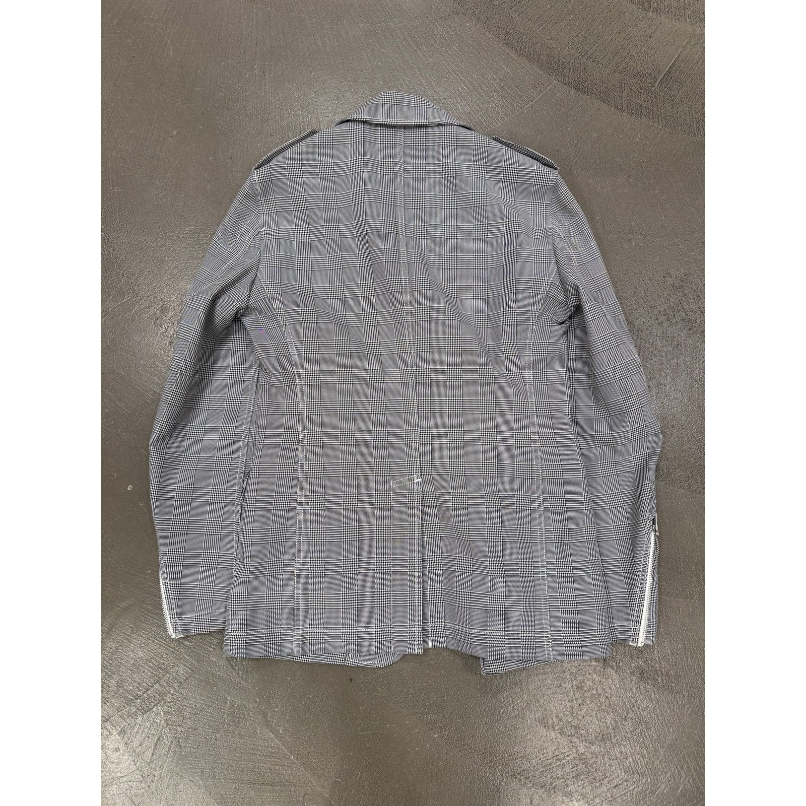 Comme des Garcons 2011 Comme des Garçons checkered zipper jacket Size US M / EU 48-50 / 2 - 4 Thumbnail