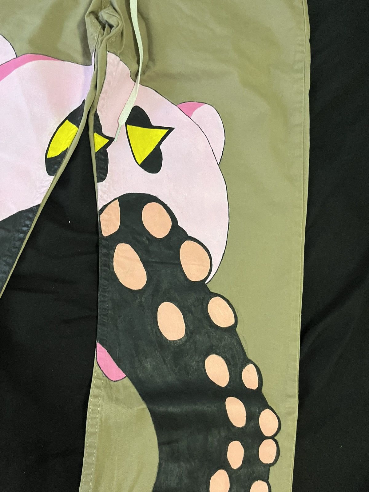 Wrangler Wrangler cargo pants kirby custom paint Size US 32 / EU 48 - 3 Thumbnail
