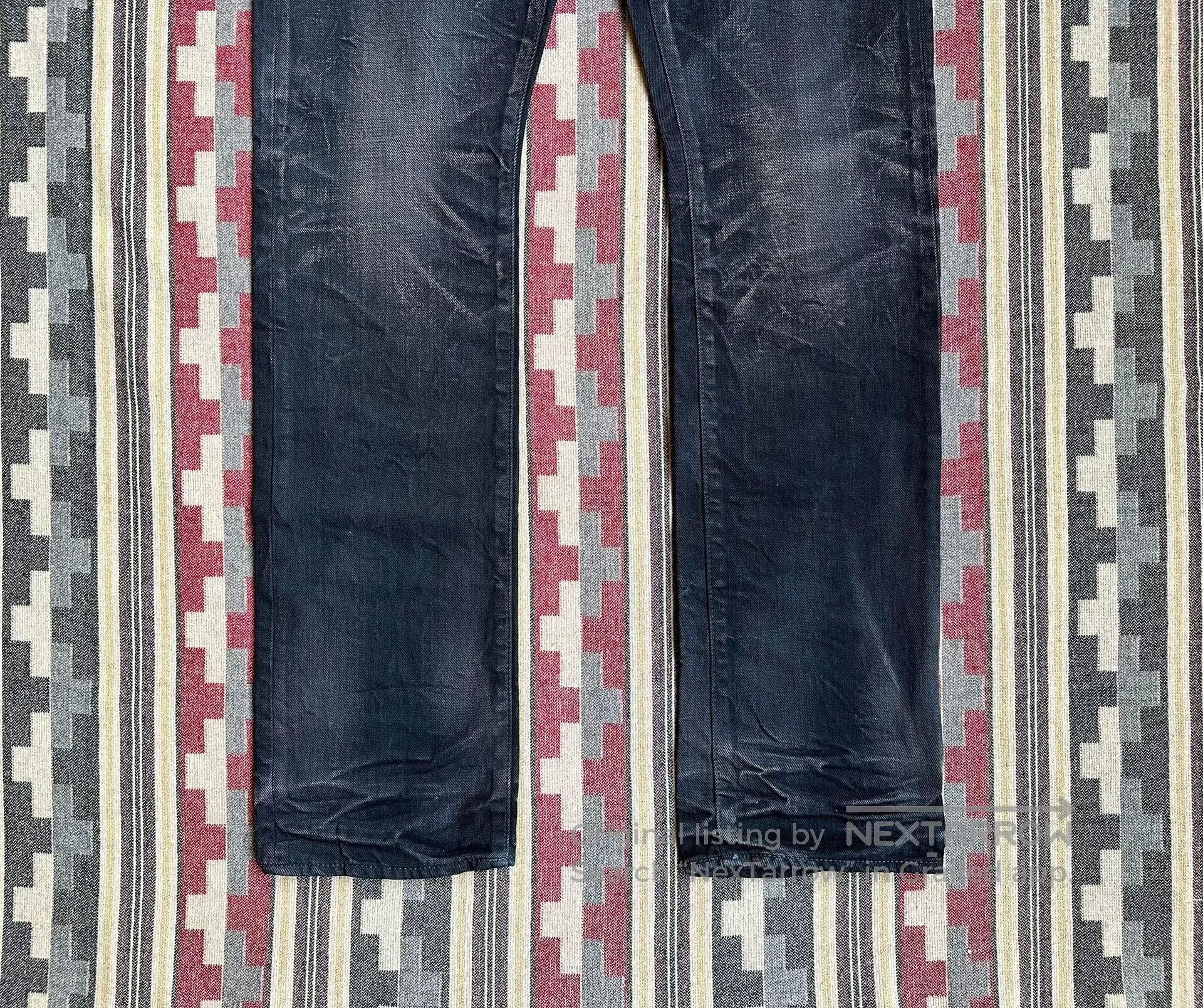 Prps vintage black distressed denim jeans. Size US 34 / EU 50 - 6 Thumbnail