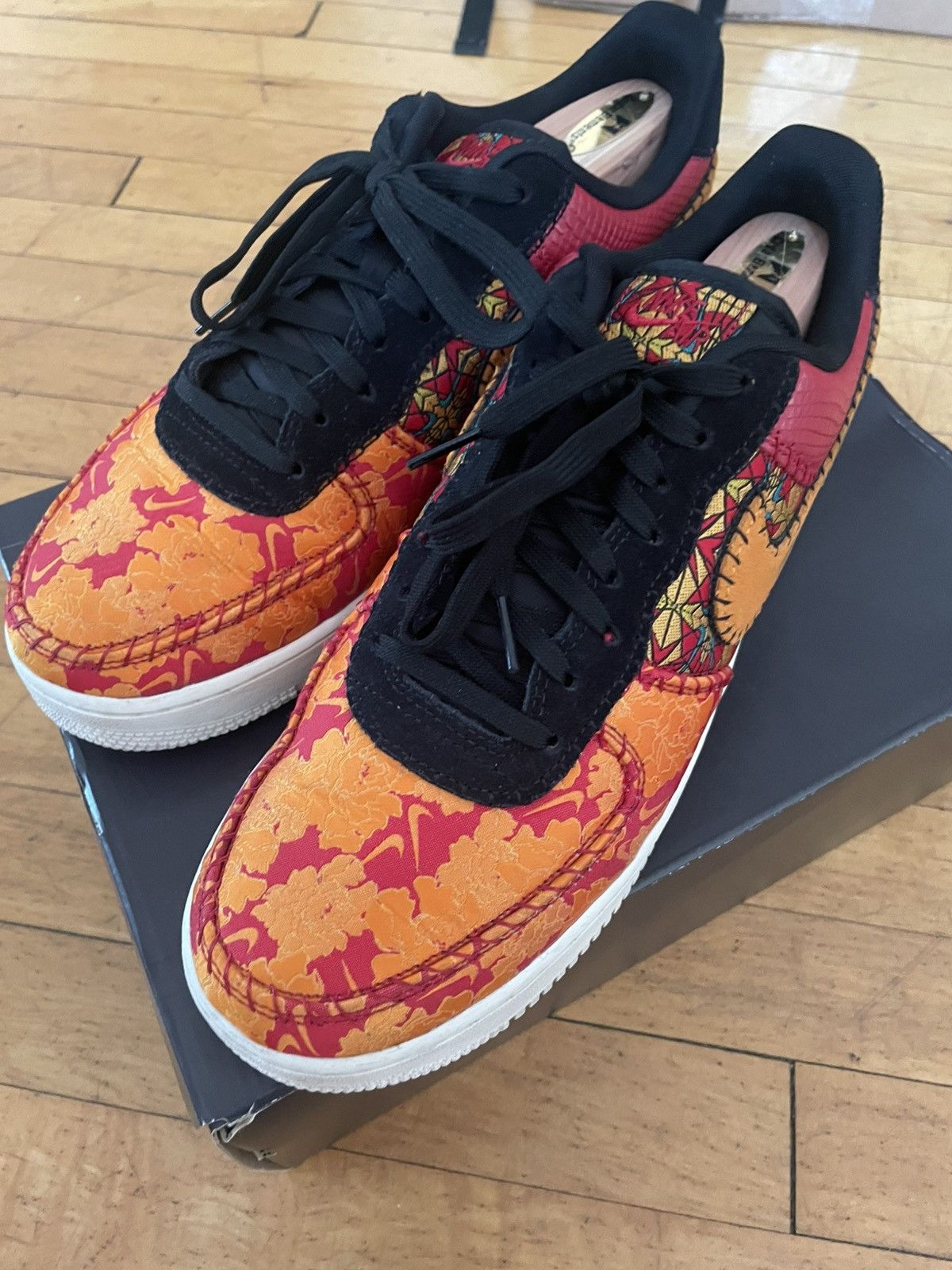 Nike Nike Air Force 1 Low Premium 2019 Chinese New Year Sneakers Size US 10.5 / EU 43-44 - 2 Thumbnail