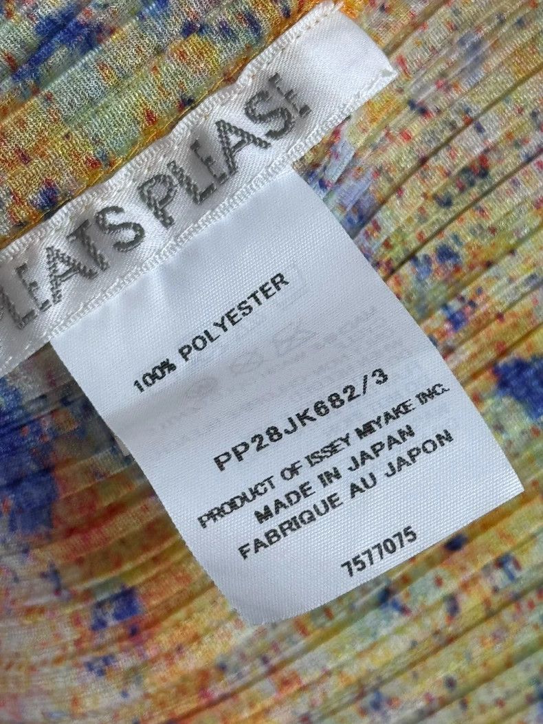 Issey Miyake Issey Miyake size:3 Yellow starry sky long-sleeved top Size S / US 4 / IT 40 - 3 Thumbnail