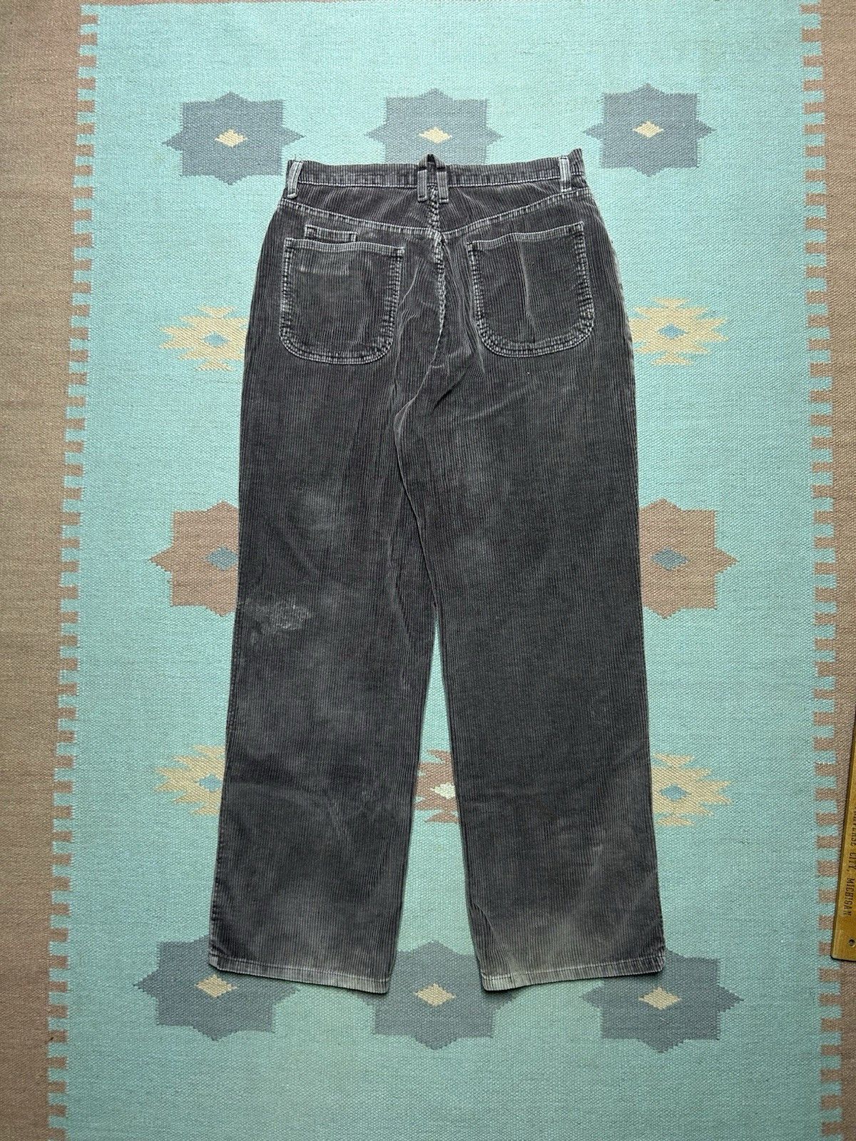Vintage y2k corduroy pants road rags wide straight women’s 11/12 31 Size 31" - 5 Thumbnail