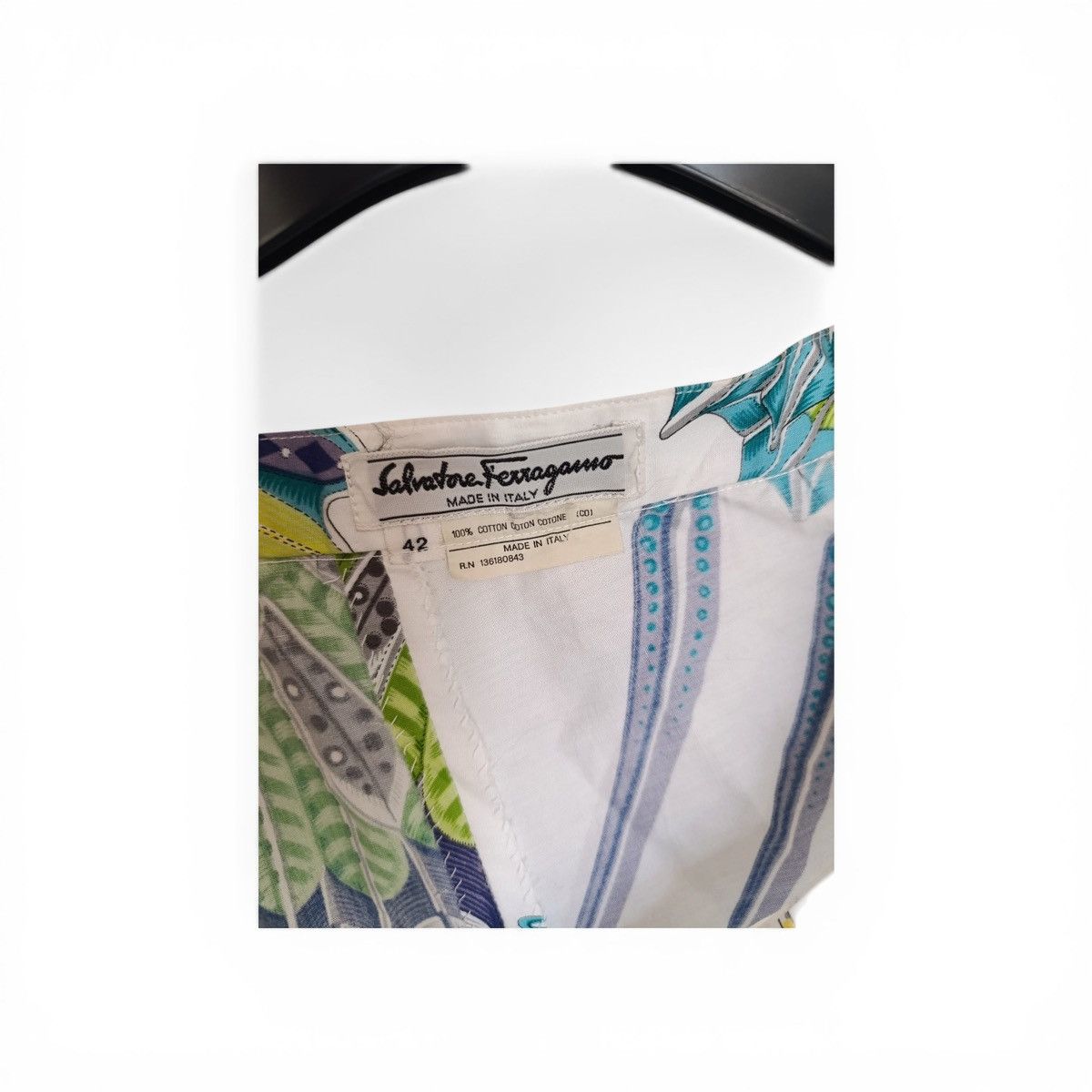 Salvatore Ferragamo Salvatore Ferragamo Vintage Butterfly Print Skirt -42 IT Size 28" / US 6 / IT 42 - 2 Thumbnail