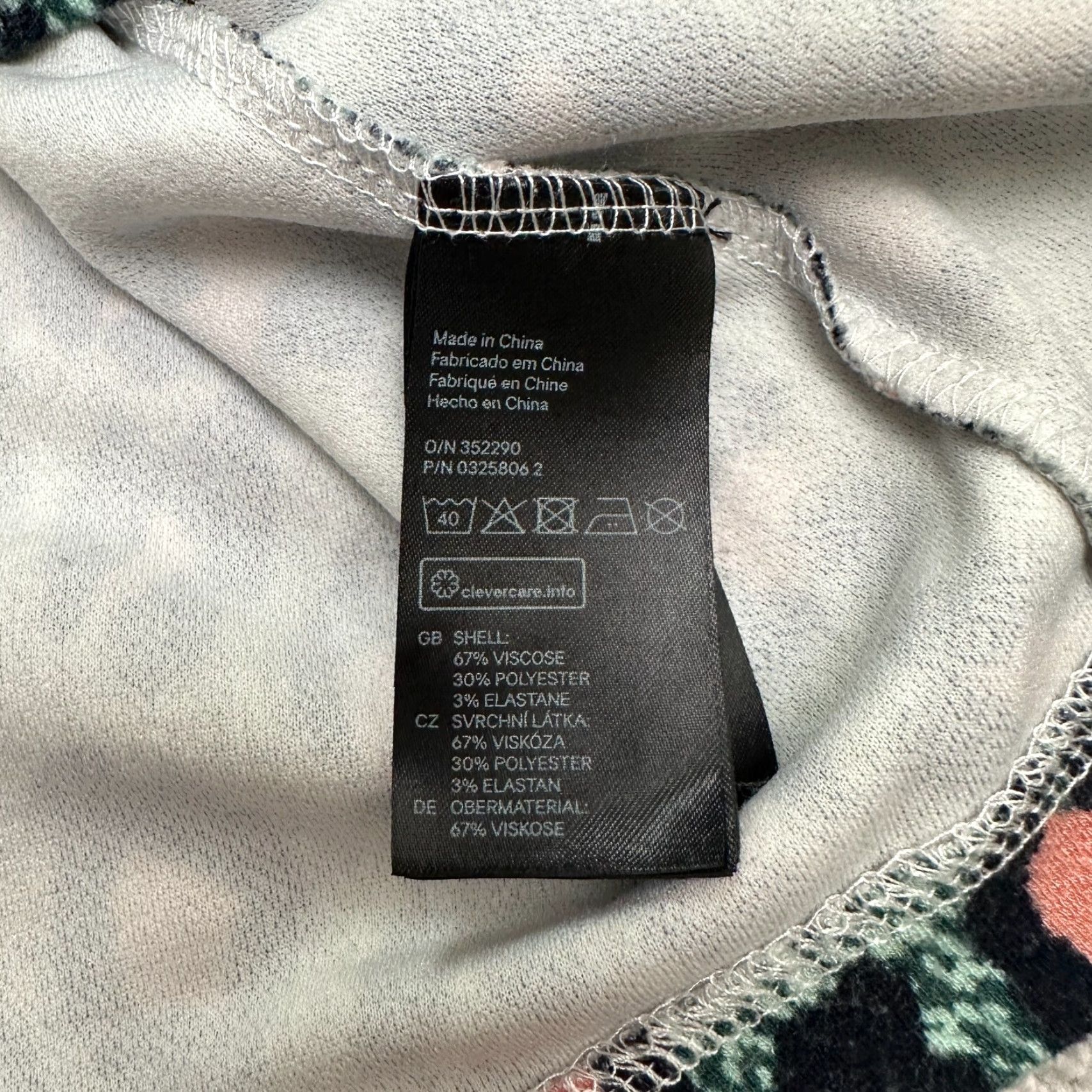H&M H&M Tank Womens Large Leopard Multicolor Halter V-Neck Back Slit Casual Size L / US 10 / IT 46 - 6 Thumbnail