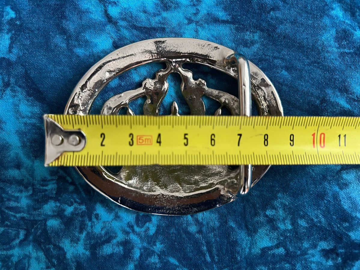 Vintage Y2K Vintage princess crown buckle leather belt Size ONE SIZE - 8 Thumbnail