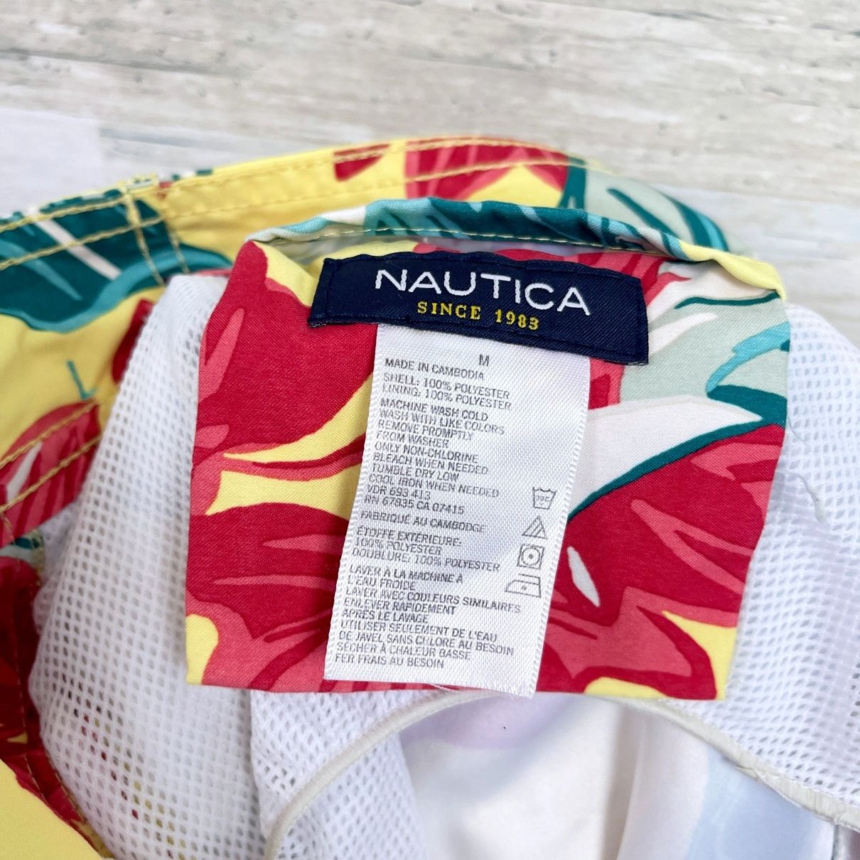 Nautica Nautica Tropical Floral Swim Trunks Swimwear Mens M Size US 30 / EU 46 - 5 Thumbnail