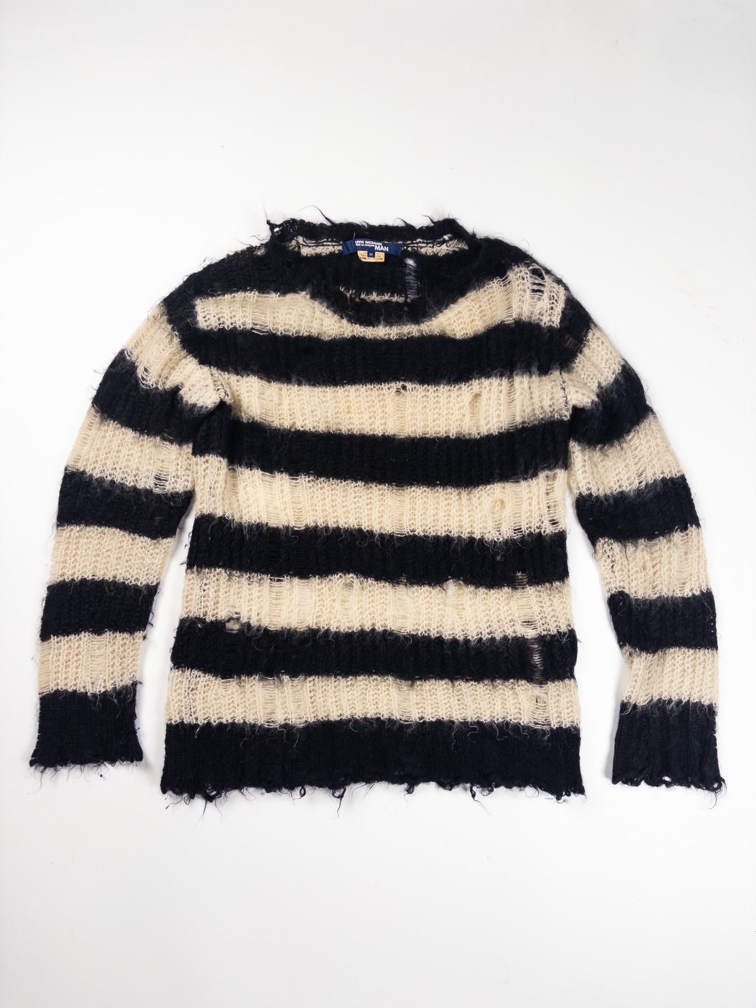Junya Watanabe Junya Watanabe Runway AW2014 Distressed Mohair Sweater Size US M / EU 48-50 / 2 - 1 Thumbnail