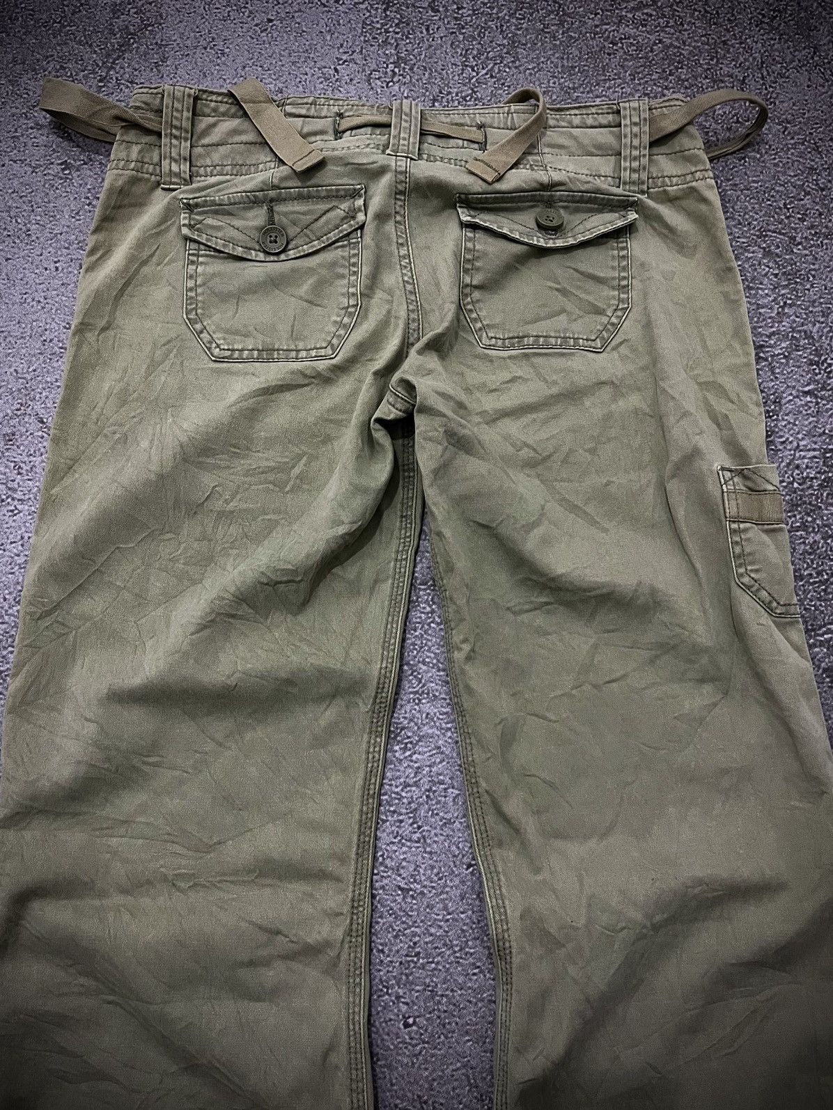 Hollister 2000s Hollister Flare Cargo Pants Goa LGB Ifsixwasnine Style Size US 30 / EU 46 - 6 Thumbnail