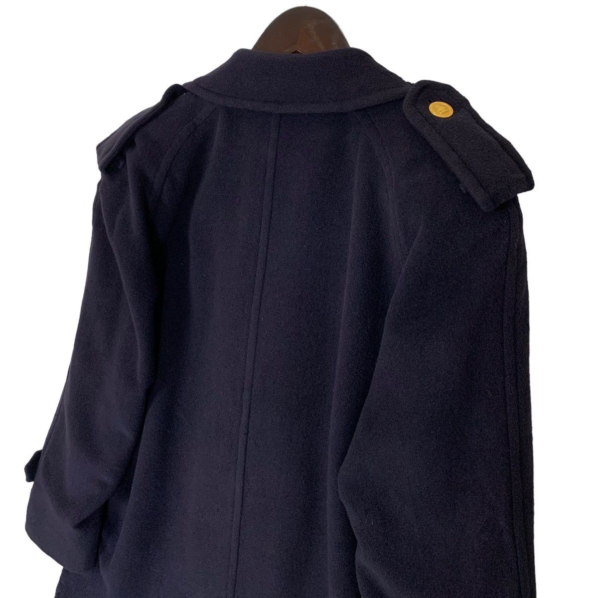 Burberry × Vintage Vintage Burberry Peacoat Wool Coat Size S / US 4 / IT 40 - 9 Thumbnail