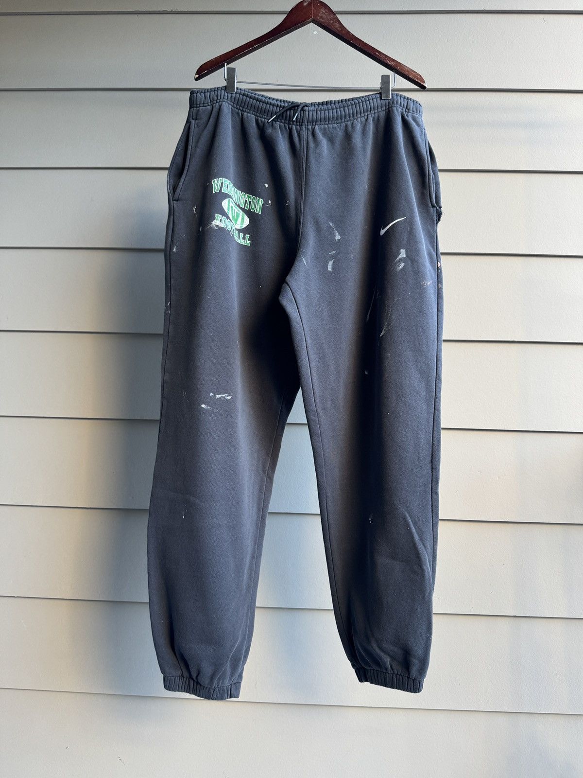 Nike 90s Nike Team sweatpants trashed distressed faded XL-XXL Size US 38 / EU 54 - 7 Thumbnail