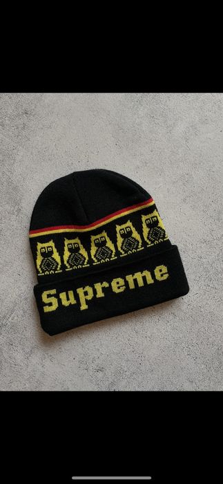 Supreme shop owl beanie