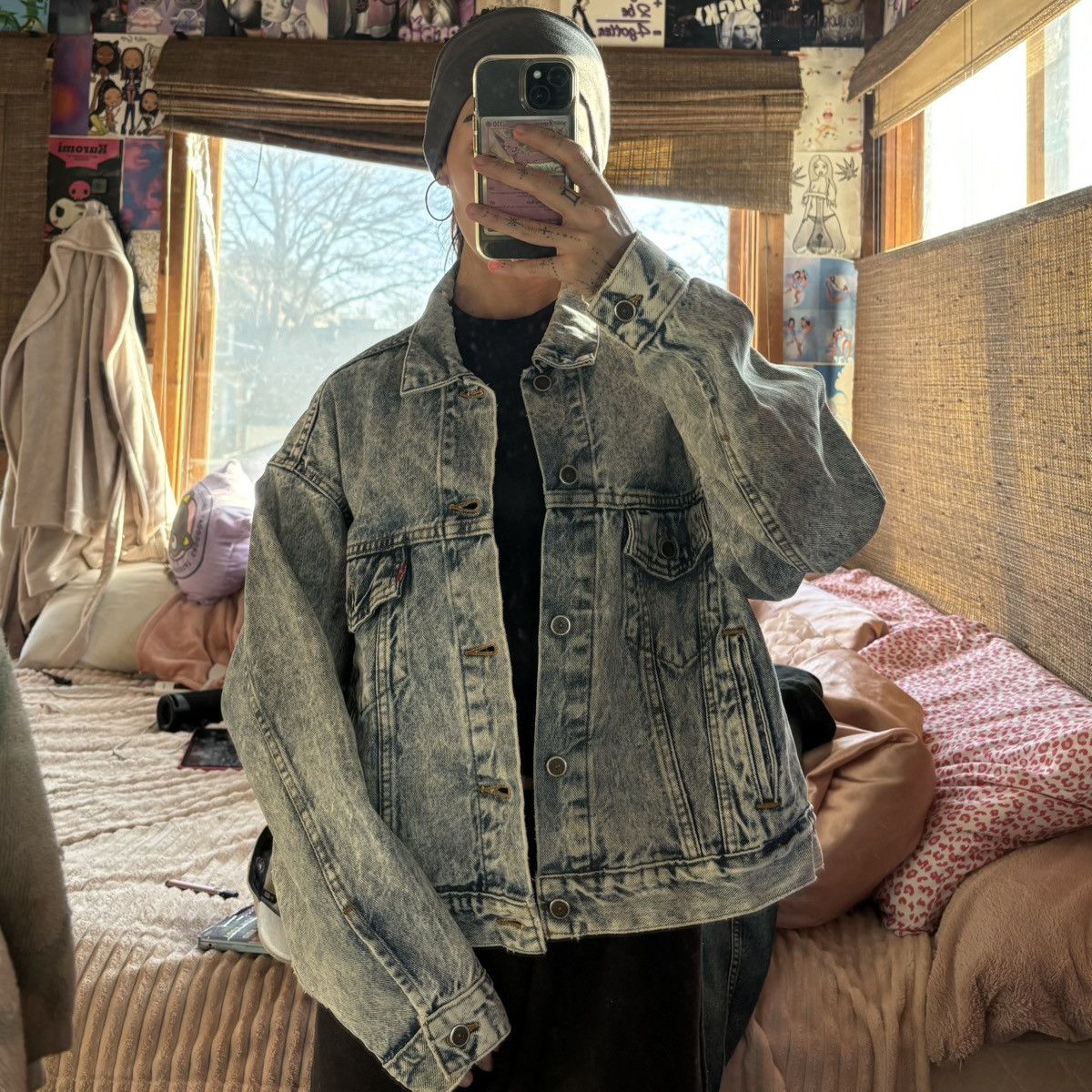 Levi's Vintage Clothing Skeleton Levi’s Denim Jacket Size S / US 4 / IT 40 - 3 Thumbnail