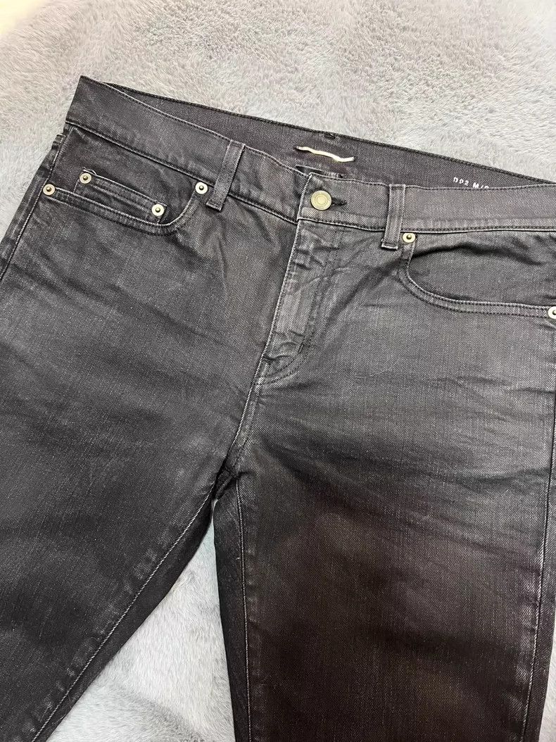 Saint Laurent Paris Saint Laurent Paris15 Fall/Winter Smoky Black Cat Whiskers Size US 32 / EU 48 - 8 Thumbnail