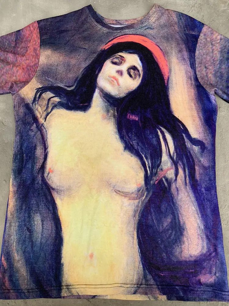Vintage Vintage Madonna uncensored "Love and Pain" by Edward munch Size US M / EU 48-50 / 2 - 2 Thumbnail