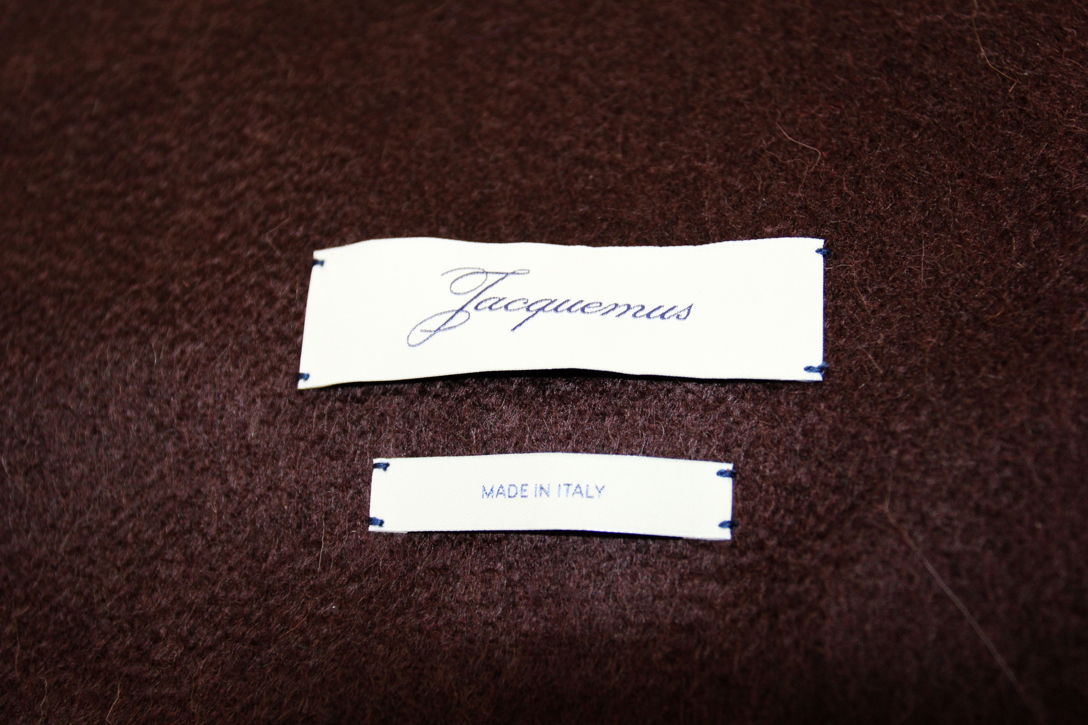 Jacquemus BNWT AW25 JACQUEMUS FRAYED CASHMERE CACHEMIRO SCARF Size ONE SIZE - 5 Thumbnail