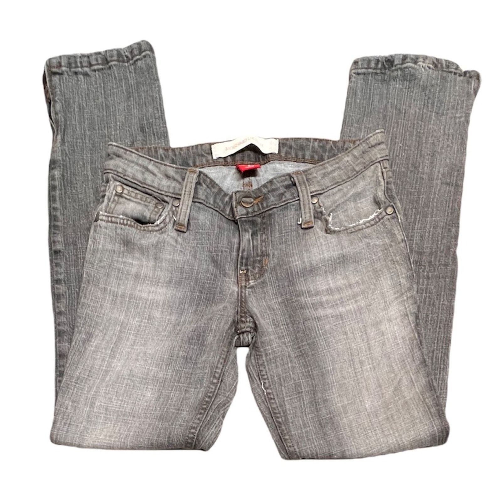Mossimo Vintage Y2K Mossimo Grey denim boot cut jeans Size 5 Size 26" / US 2 / IT 38 - 1 Thumbnail