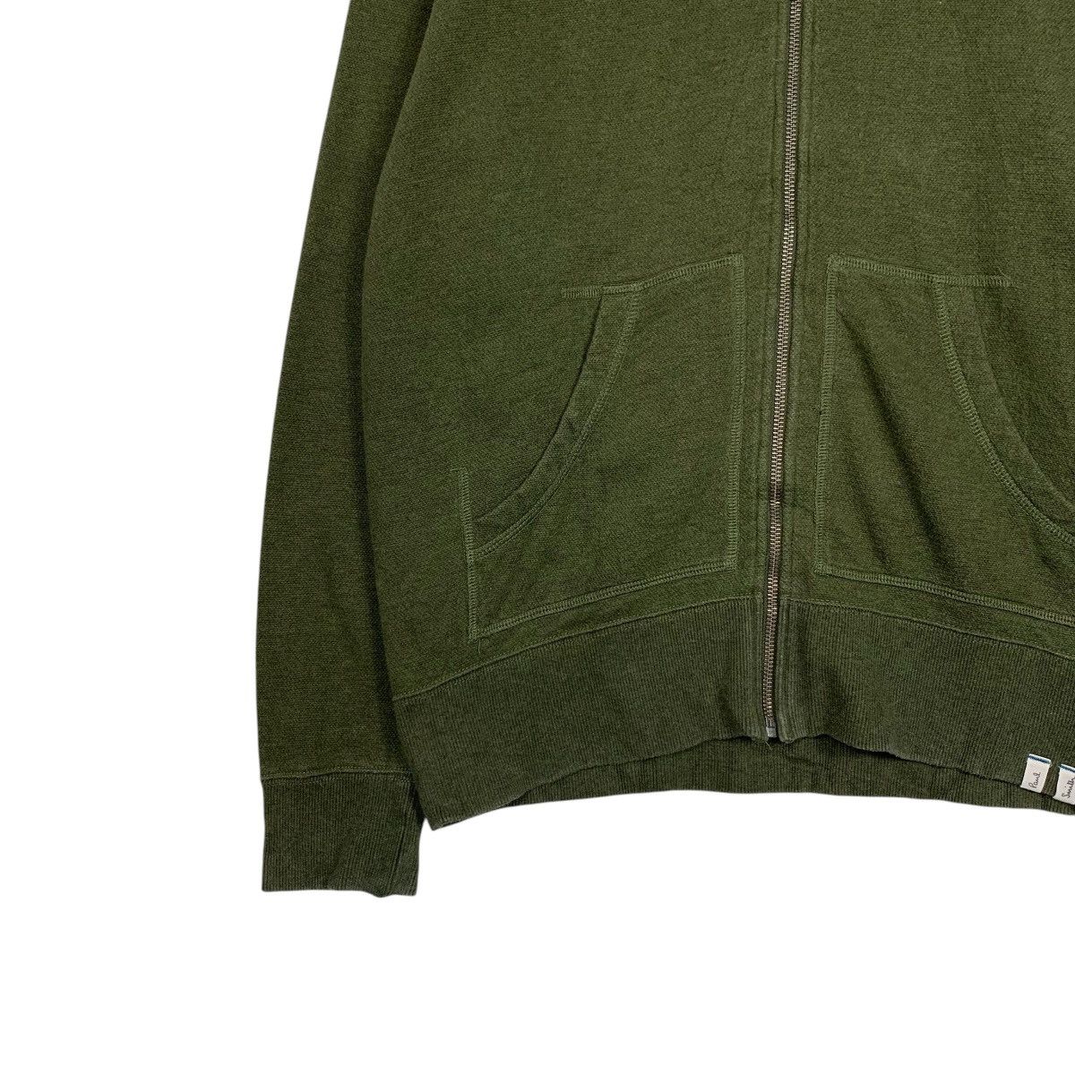 Paul Smith PAUL SMITH Turtleneck Green Zipper Sweater #2208-C97 Size US L / EU 52-54 / 3 - 3 Thumbnail