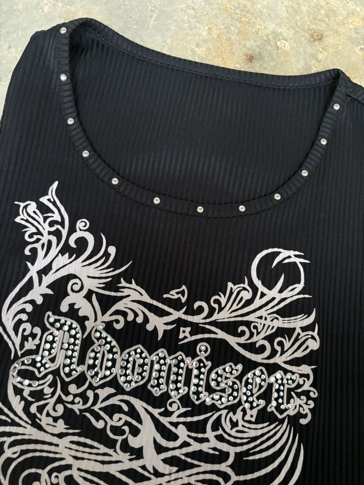 Hysteric Glamour Y2k Opium Adoniser Punk Style Tank Tops Size M / US 6-8 / IT 42-44 - 3 Thumbnail