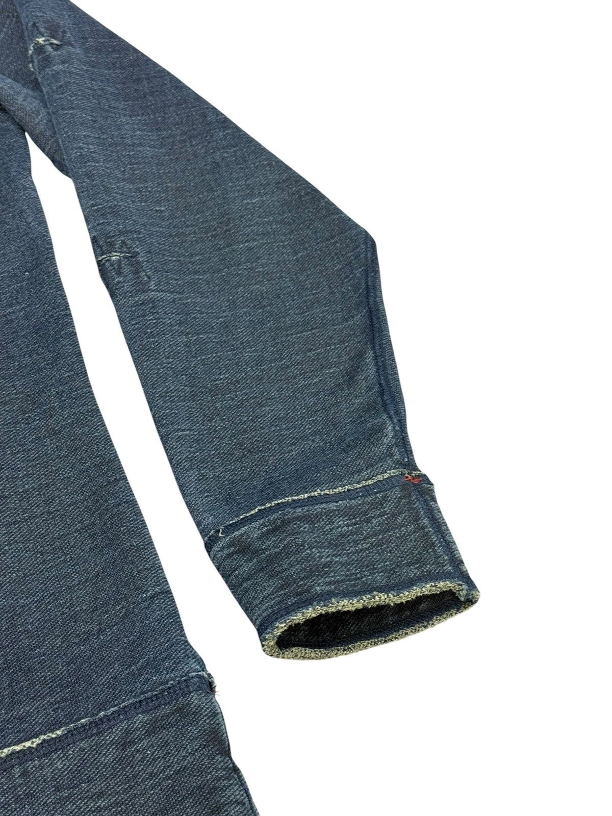 Japanese Brand Indigo Blue Eternal Denim Like Boro Sweater visvim 7🟩3 Size US M / EU 48-50 / 2 - 8 Thumbnail