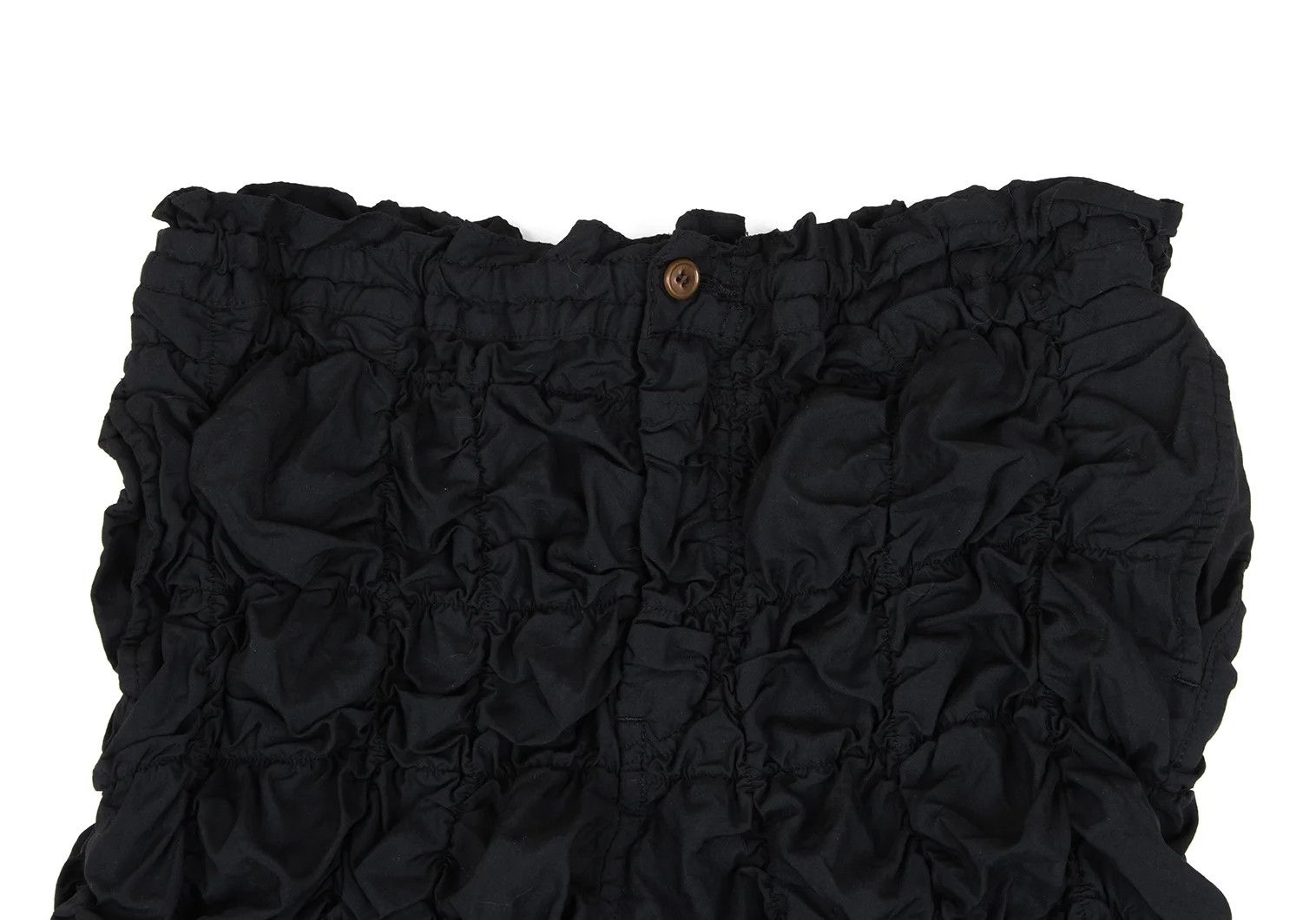Comme des Garcons Homme Plus Shirred Design Half Pants Black Size M Size US 36 / EU 52 - 3 Thumbnail