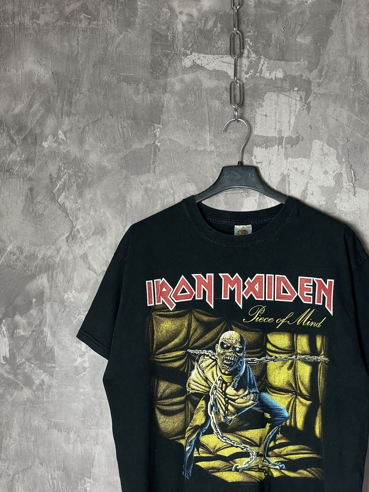 Band Tees × Iron Maiden × Vintage Iron Maiden 00s Vintage Piece Of Mind Rock Metal Album Tee Size US L / EU 52-54 / 3 - 3 Thumbnail