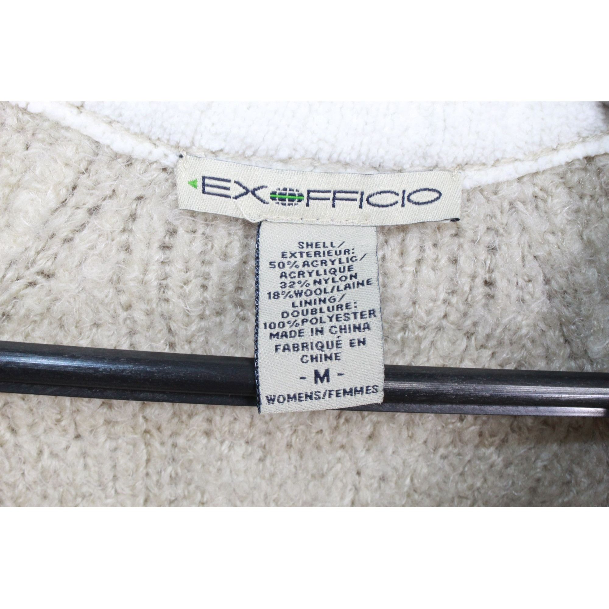 ExOfficio ExOfficio Women's Long Sleeve Stand Collar Knit Sweaters Size M / US 6-8 / IT 42-44 - 7 Thumbnail