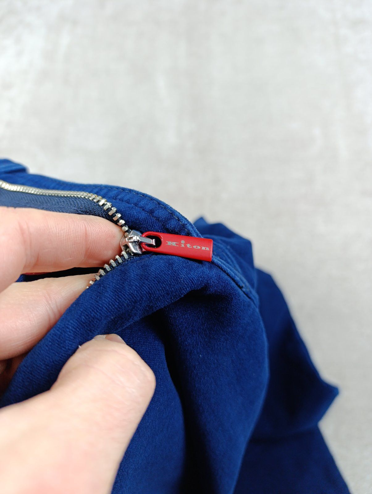 Kiton KITON NAPOLI MENS VELVET COTTON TROUSERS PANTS Size US 33 - 15 Thumbnail