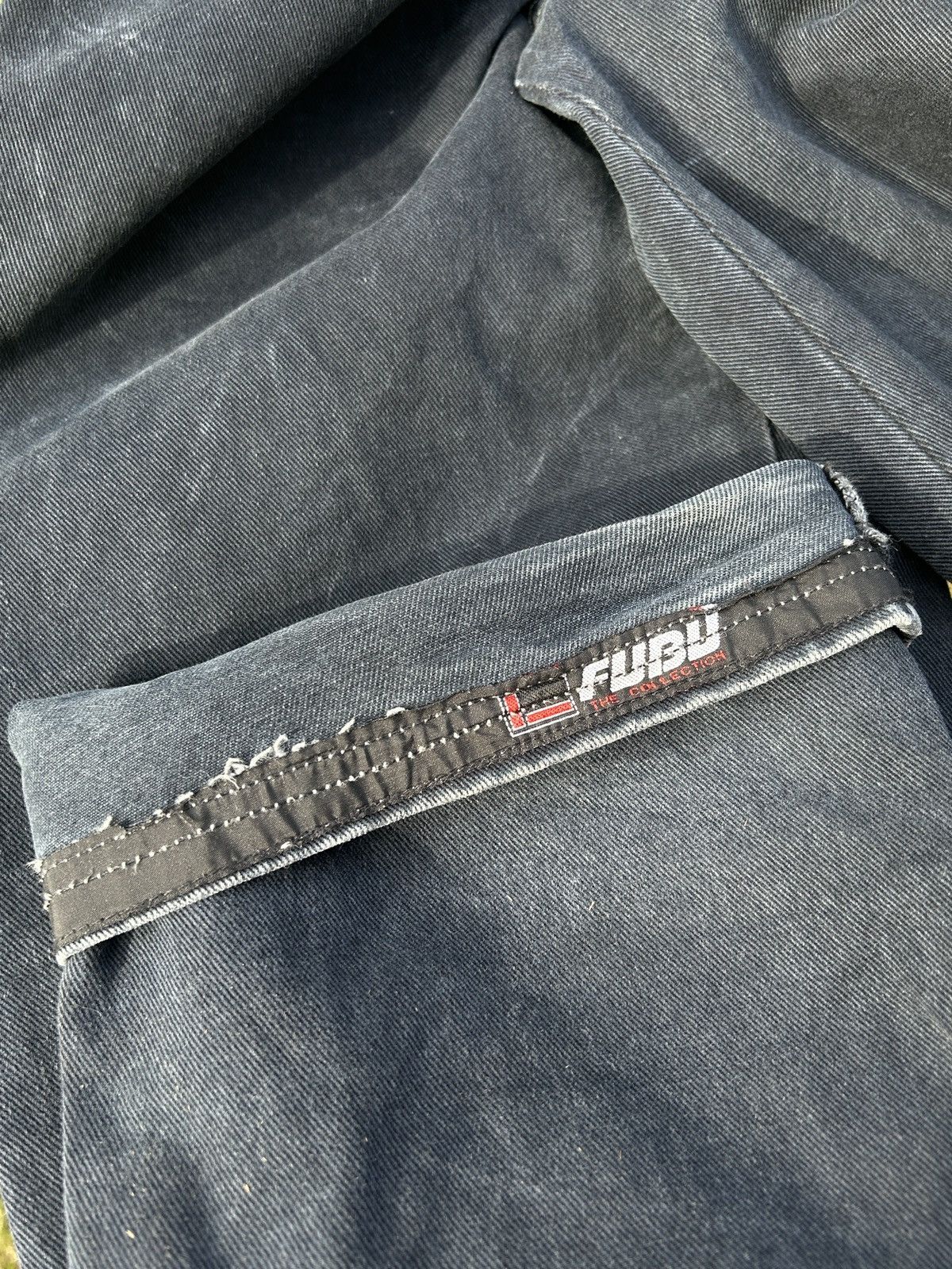 Fubu 90s Vintage Fubu Denim Workwear Carpenter Rap Jeans Pants Size US 31 - 11 Thumbnail